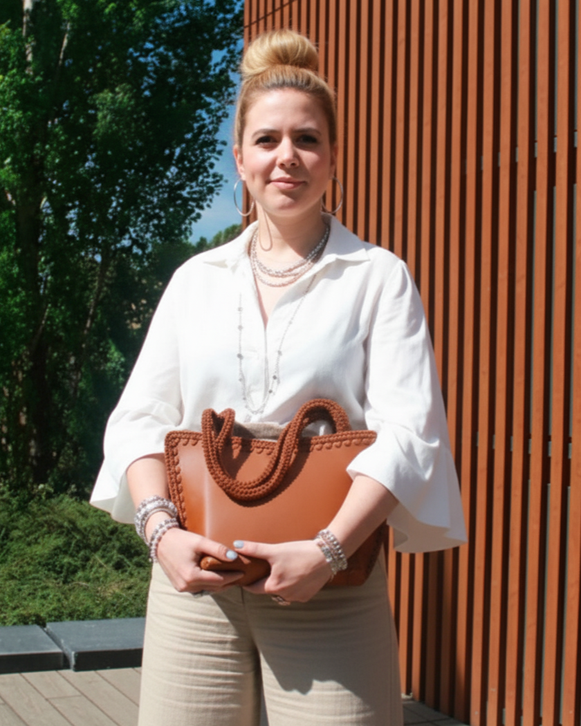Bolso Shopper Tatyana M marrón
