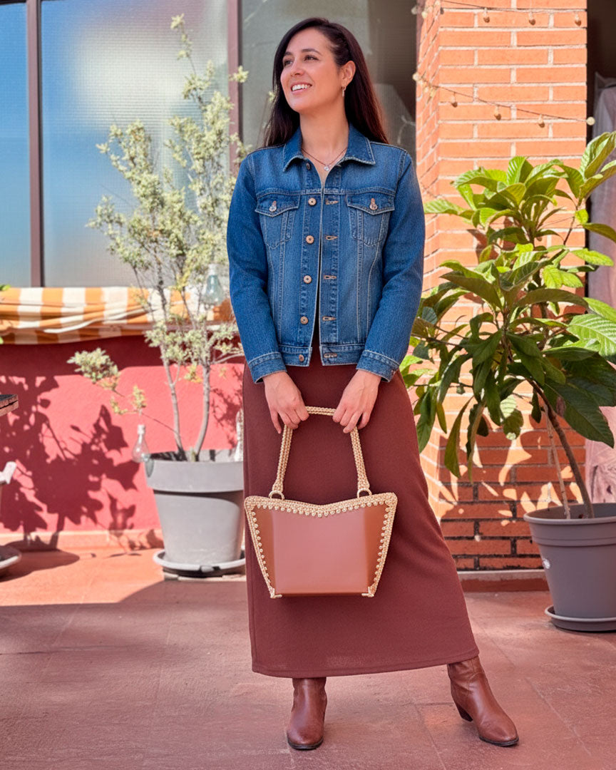 Bolso Shopper Tatyana M marrón