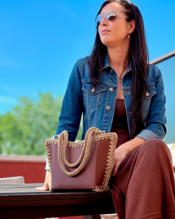 Bolso Shopper Tatyana M marrón