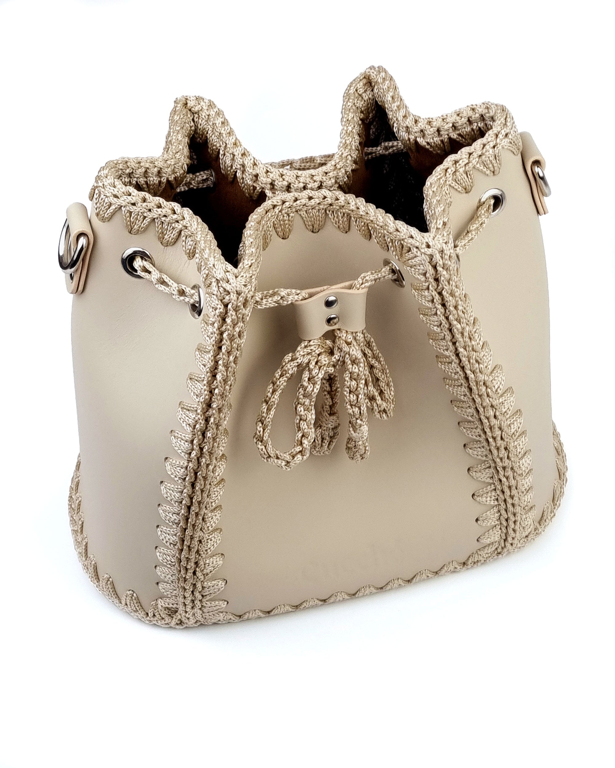 Bolso Bombonera Olga L Beige