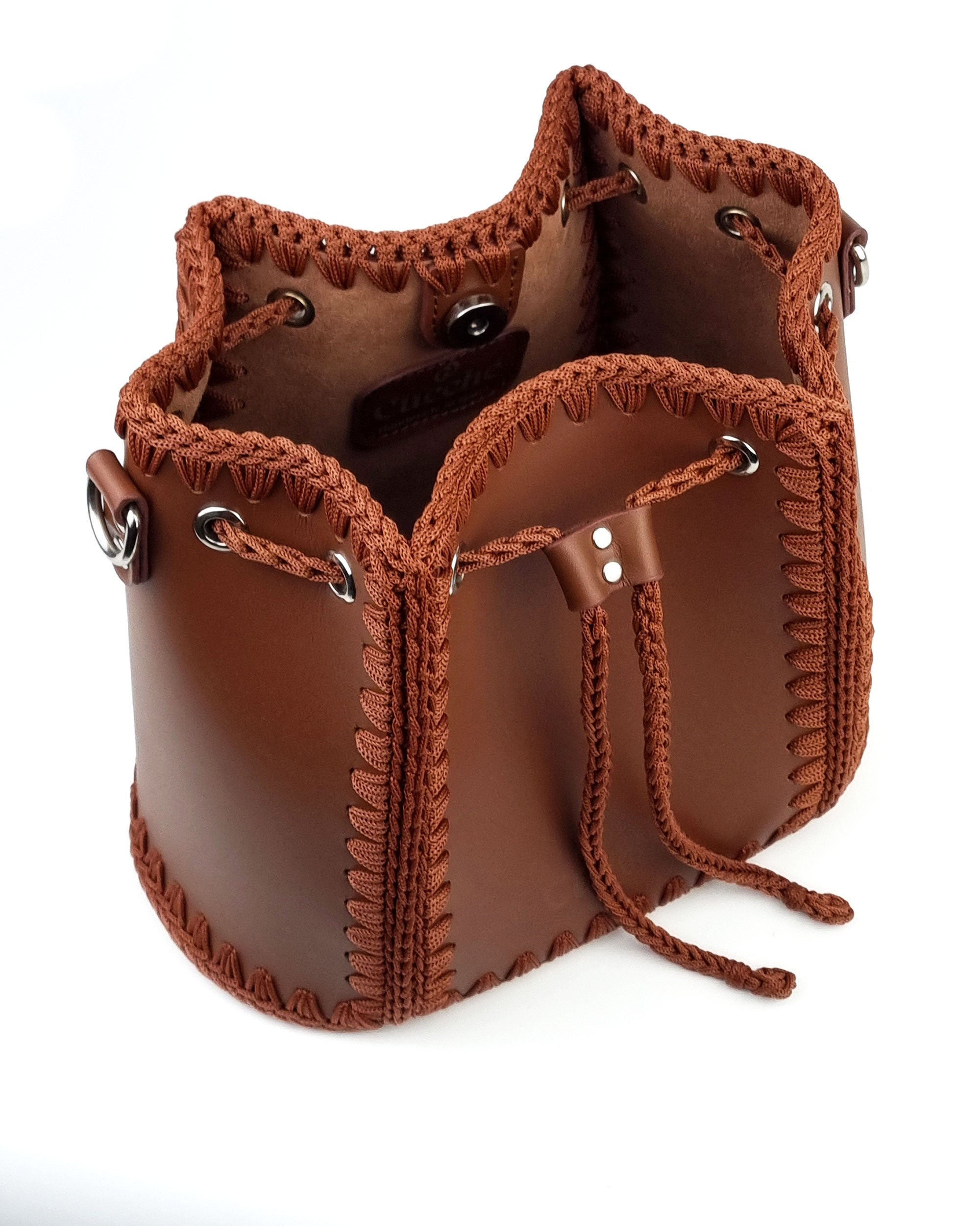 Bolso Bombonera Olga L Marrón