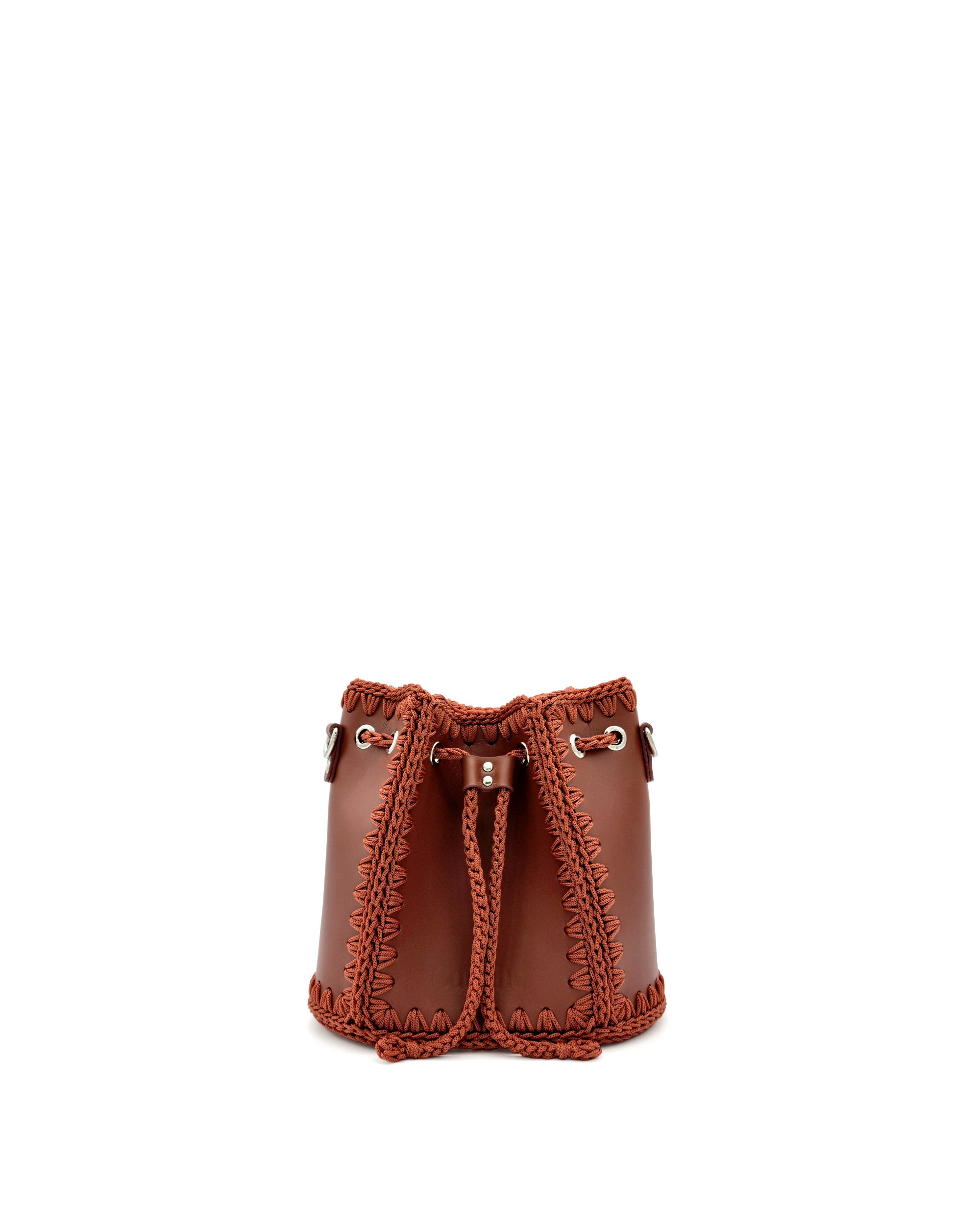 Bolso Bombonera Olga M marrón
