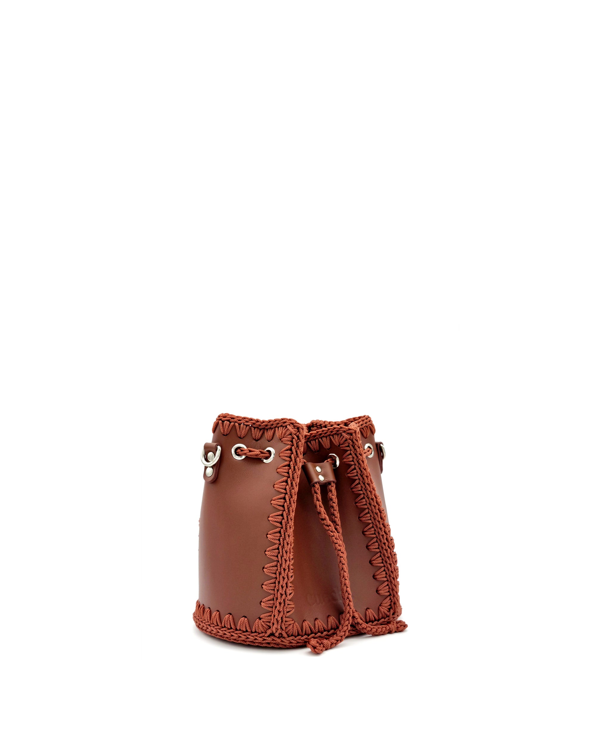 Bolso Bombonera Olga M marrón
