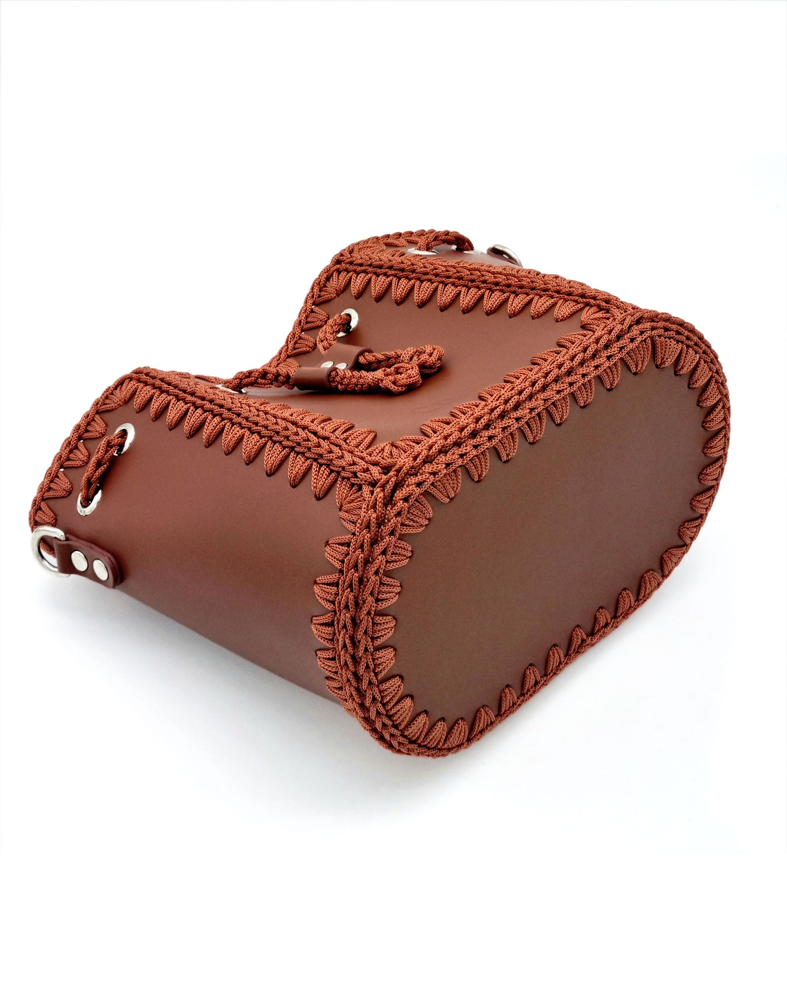 Bolso Bombonera Olga M marrón