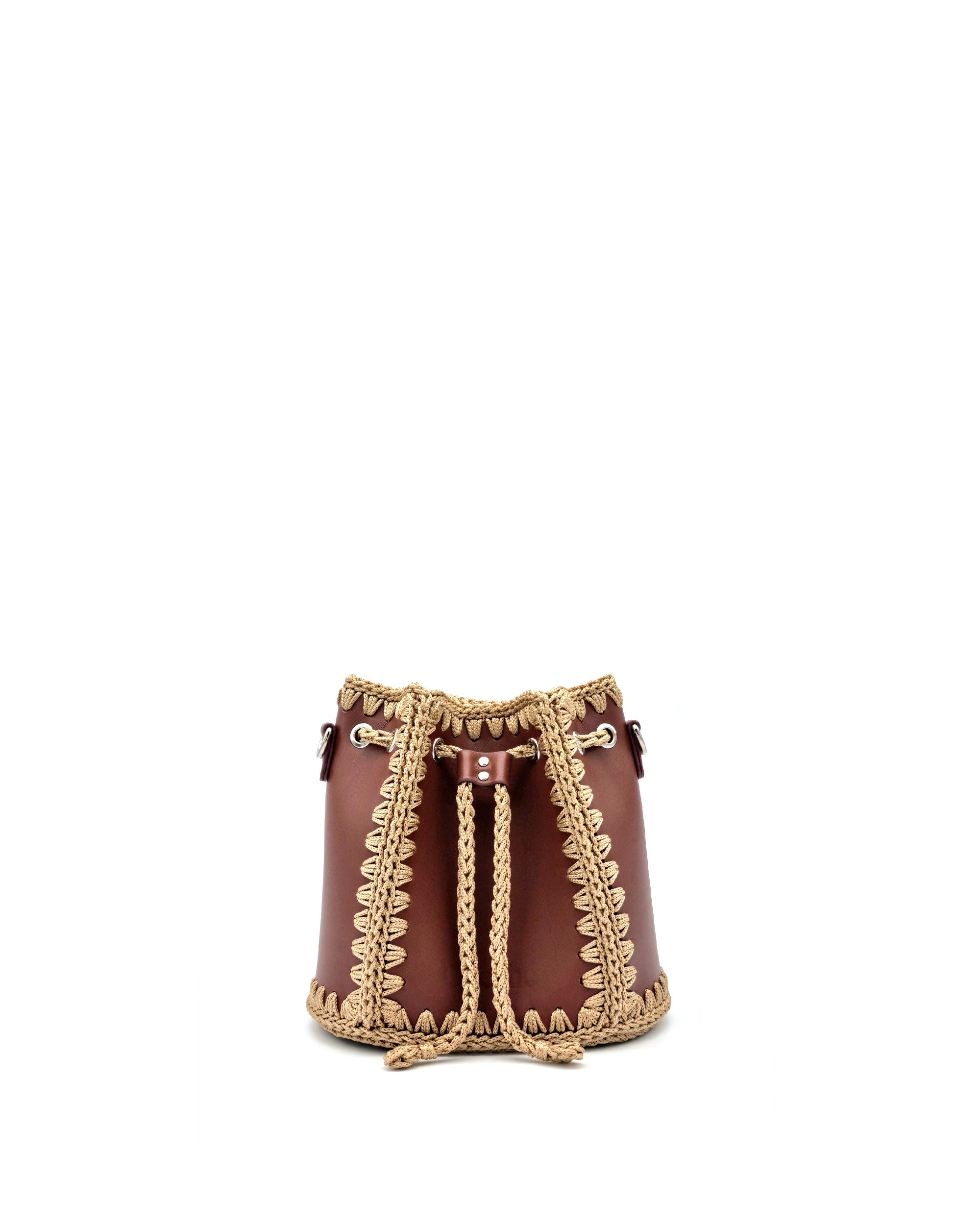 Bolso Bombonera Olga M marrón