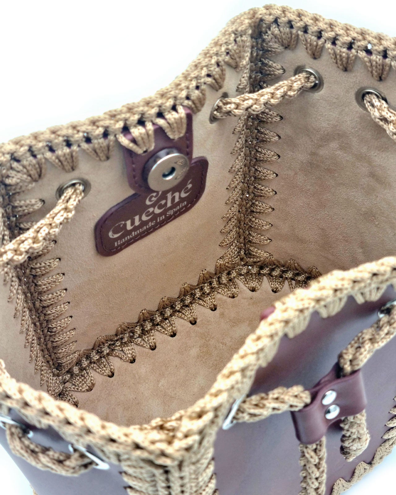Bolso Bombonera Olga M marrón