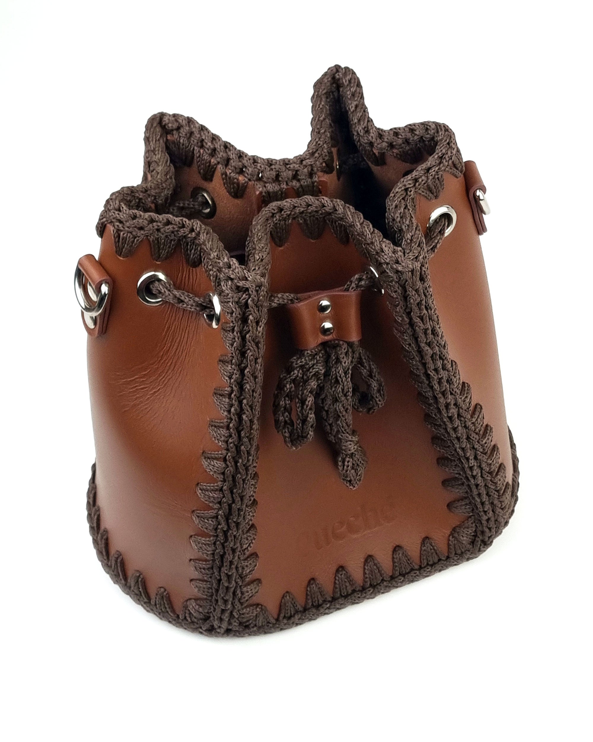 Bolso Bombonera Olga M marrón