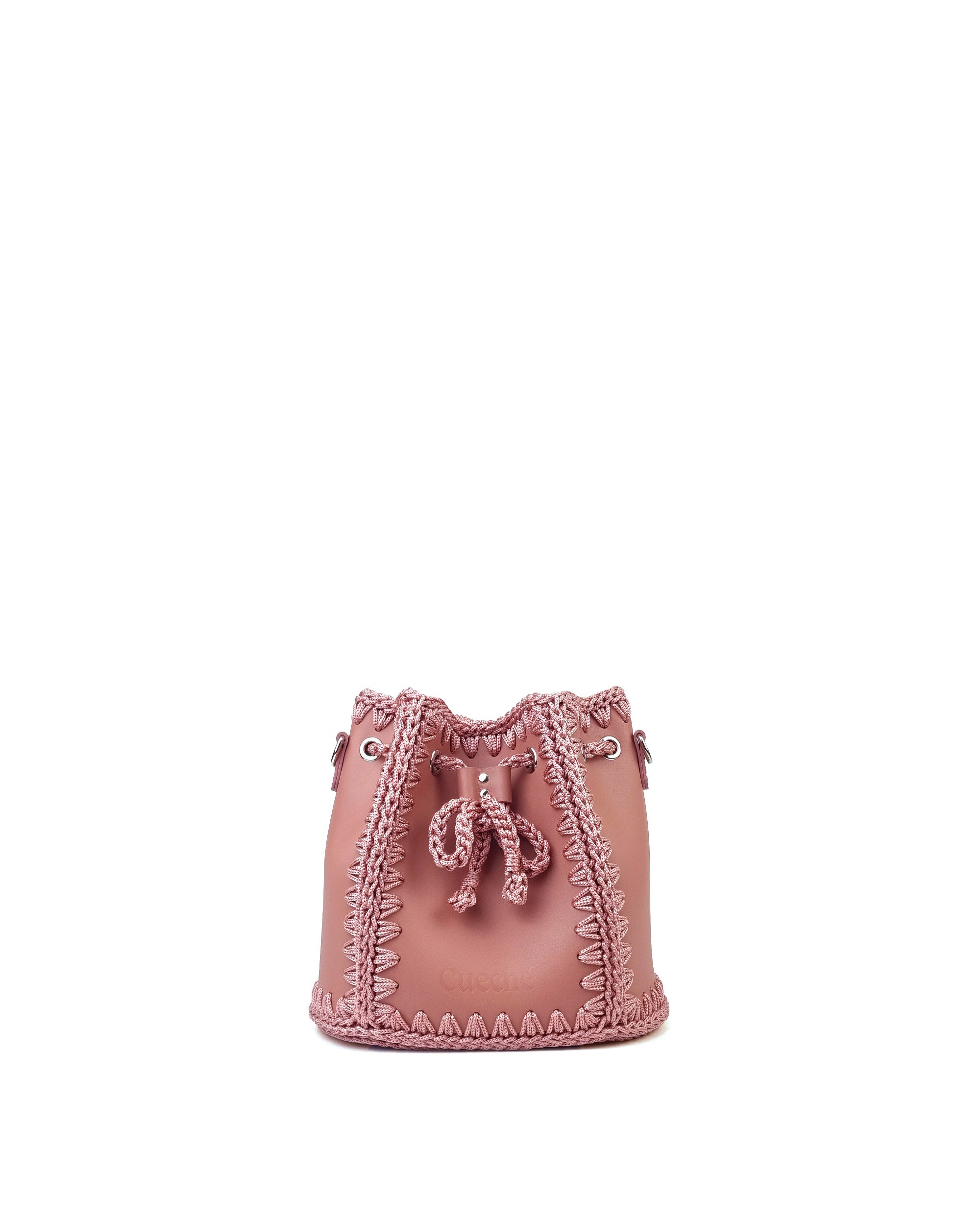 Bolso Bombonera Olga M Rosa Nude