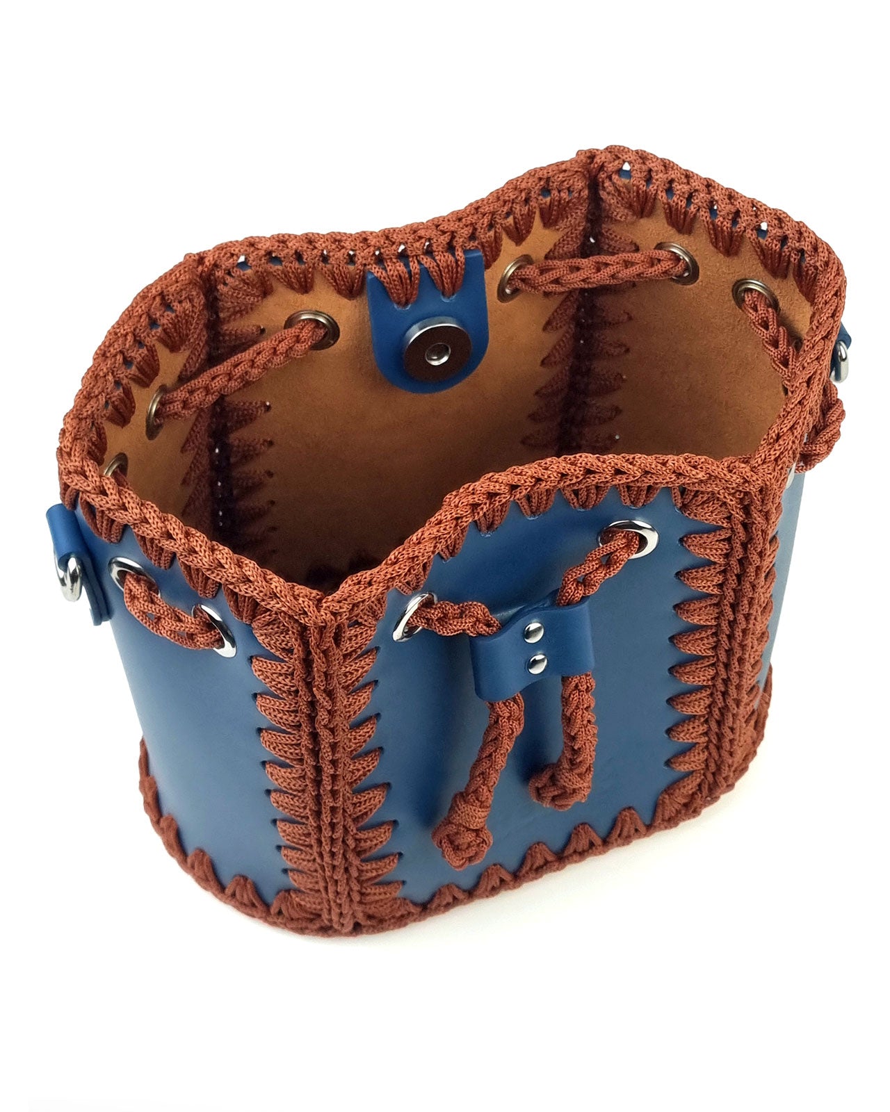 Bolso Bombonera Olga S Azul
