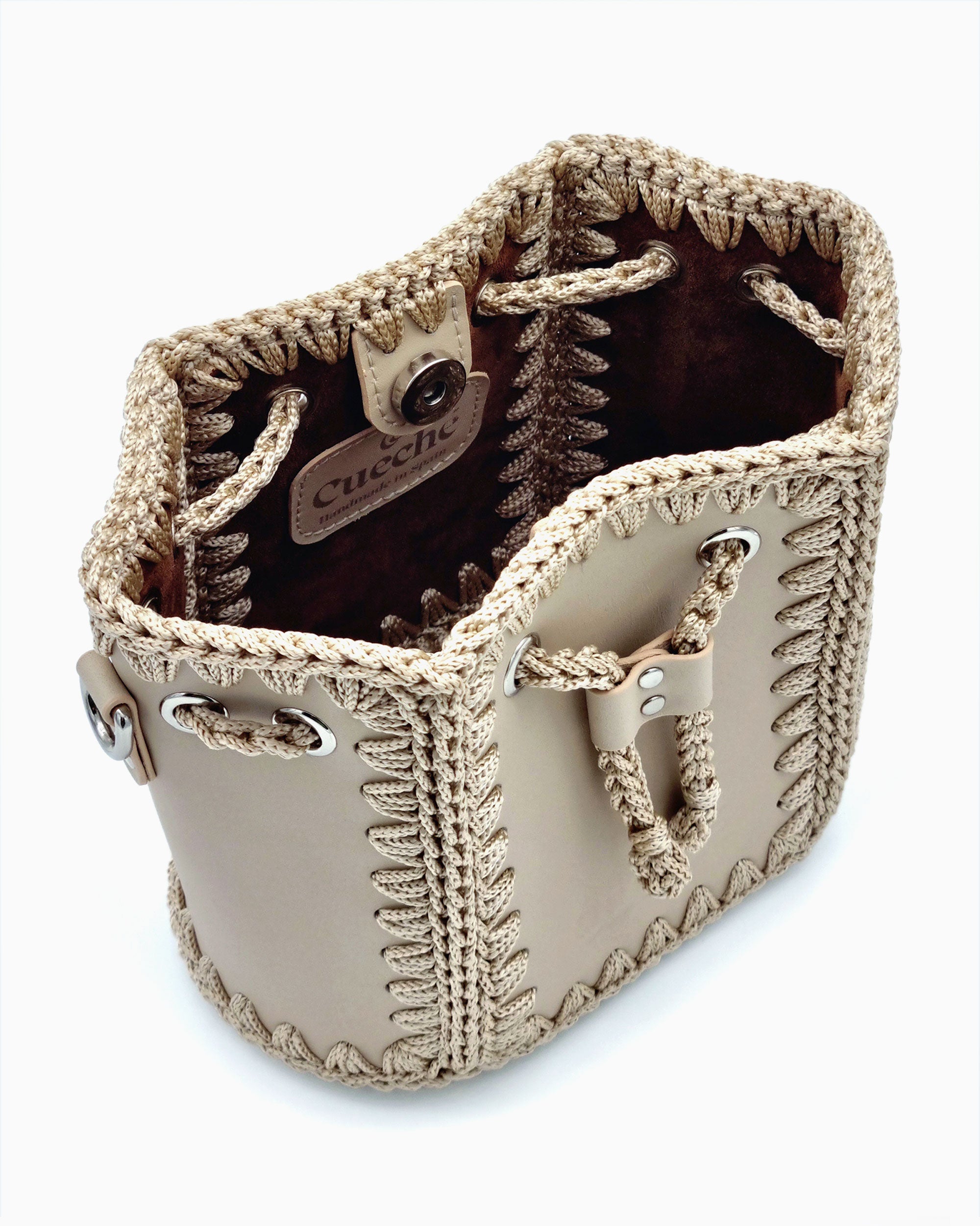 Bolso Bombonera Olga S Beige
