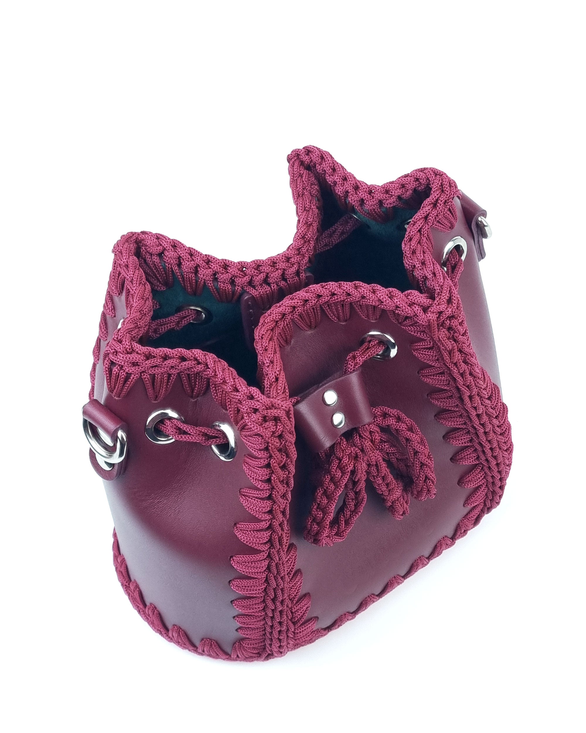 Bolso Bombonera Olga S Burdeos