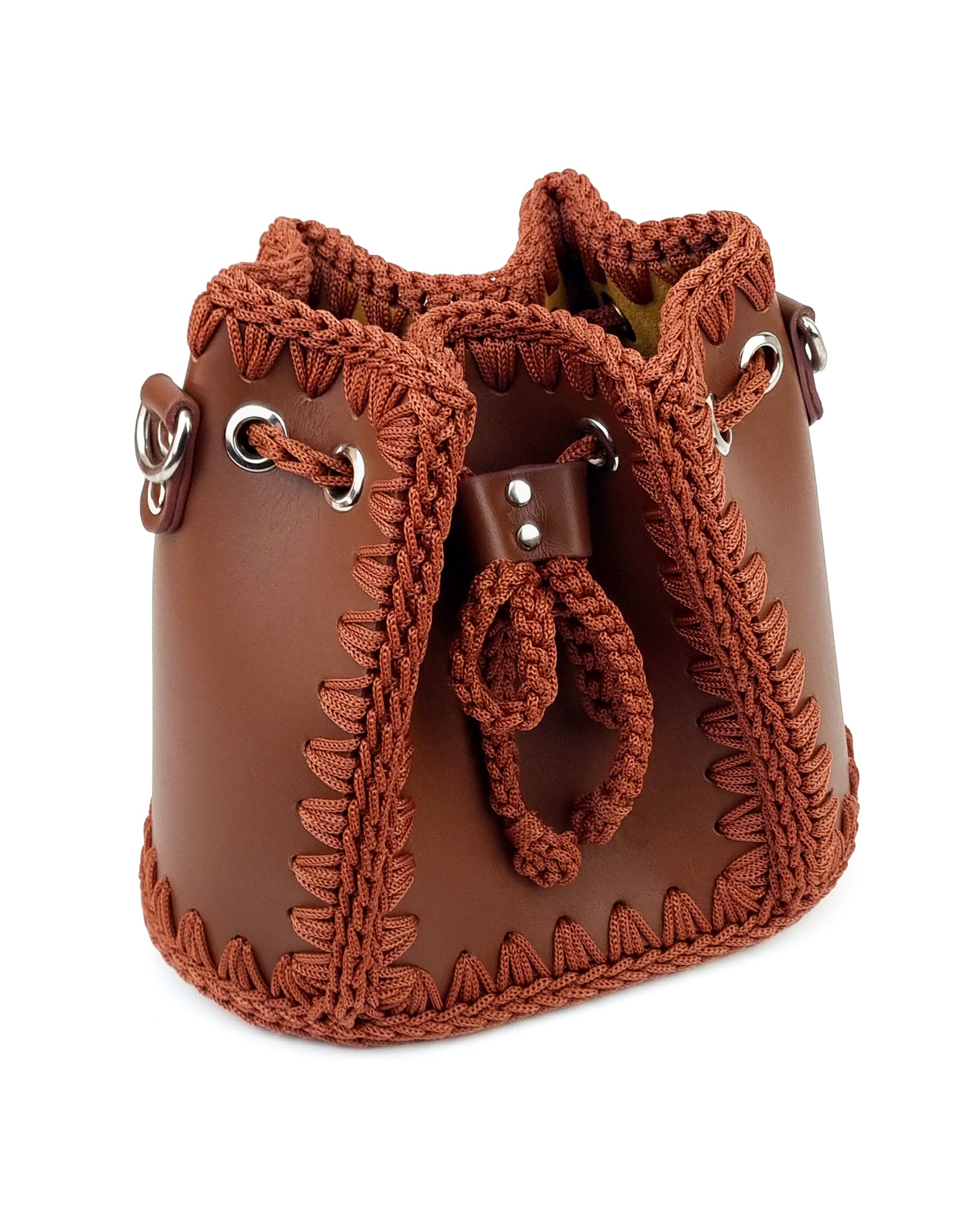 Bolso Bombonera Olga S Marron