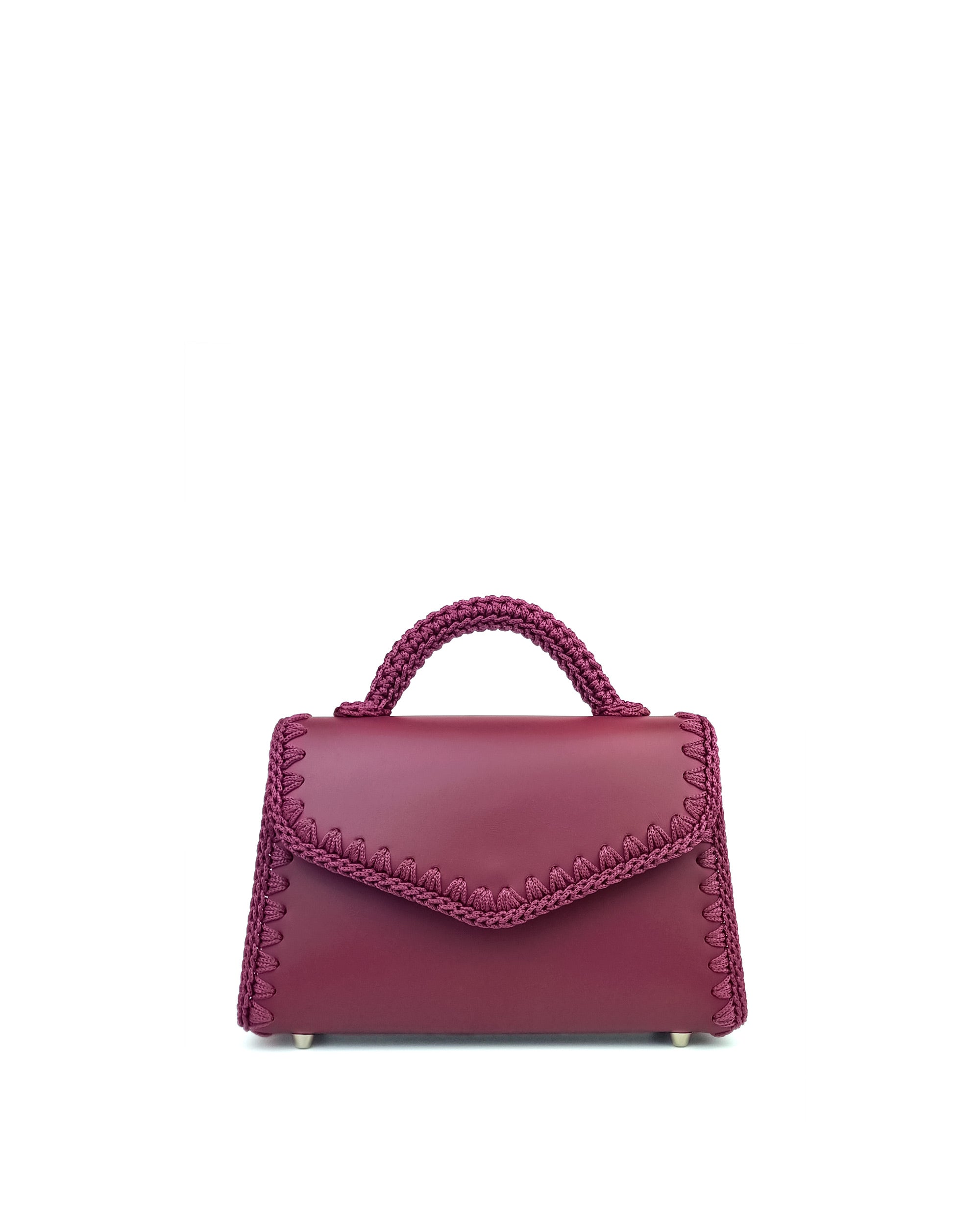 Bolso Satchel Sofia M Burdeos