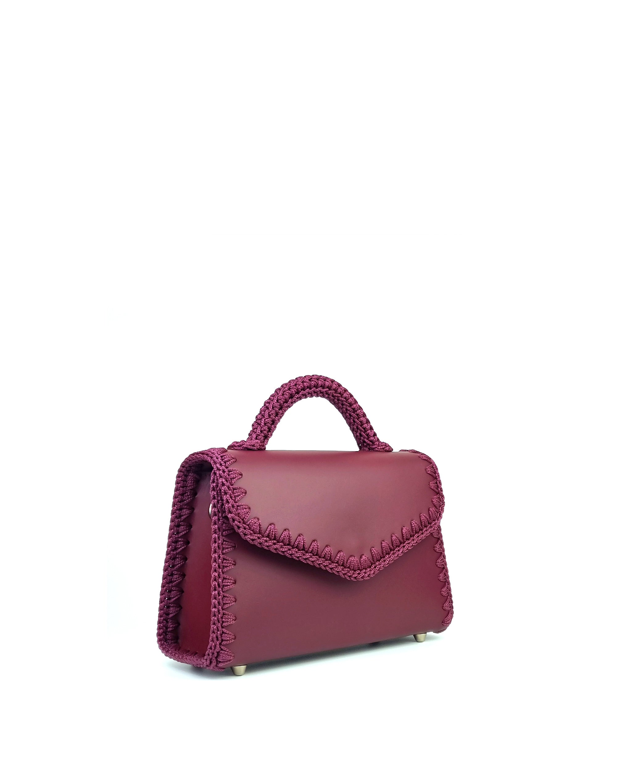 Bolso Satchel Sofia M Burdeos