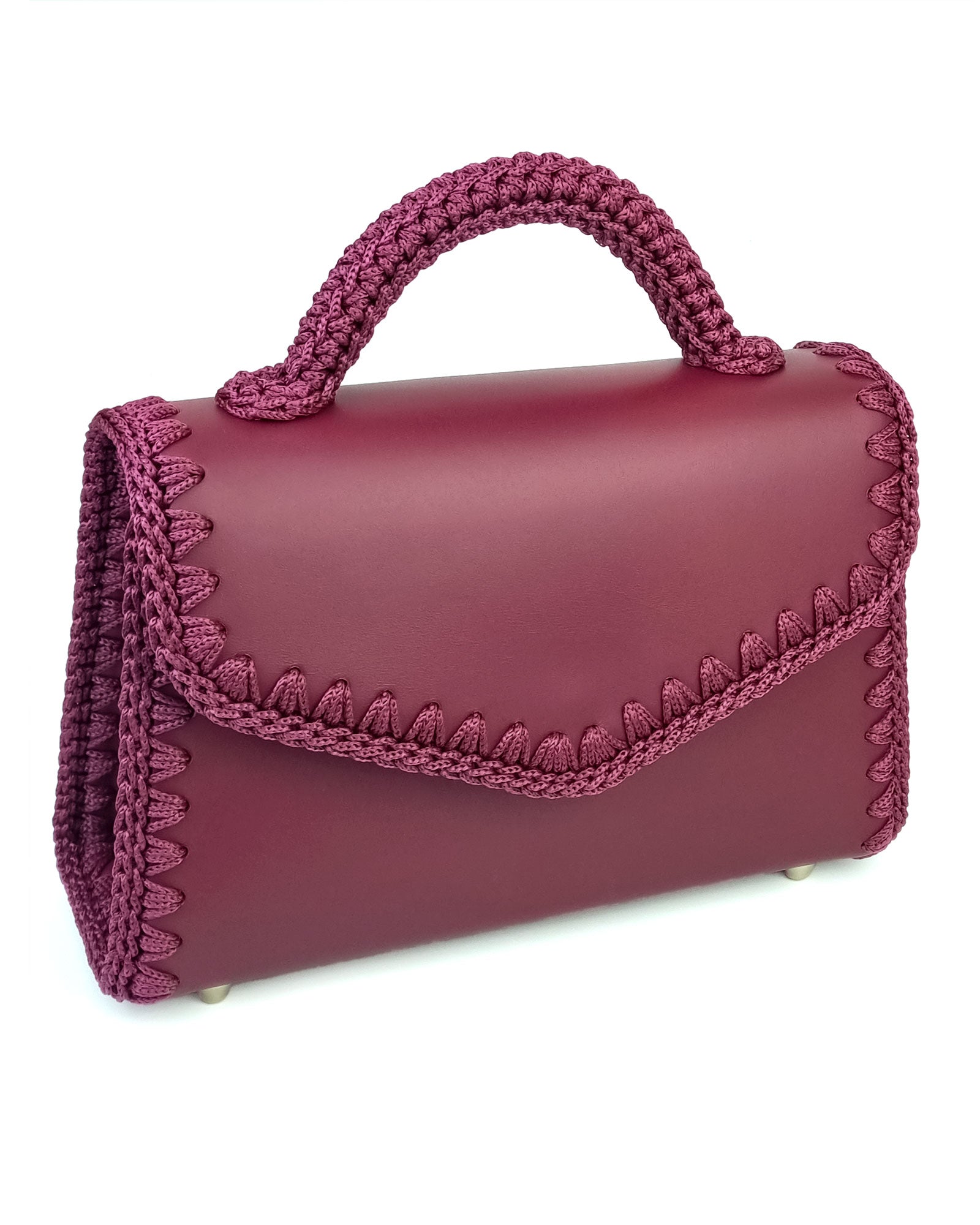 Bolso Satchel Sofia M Burdeos