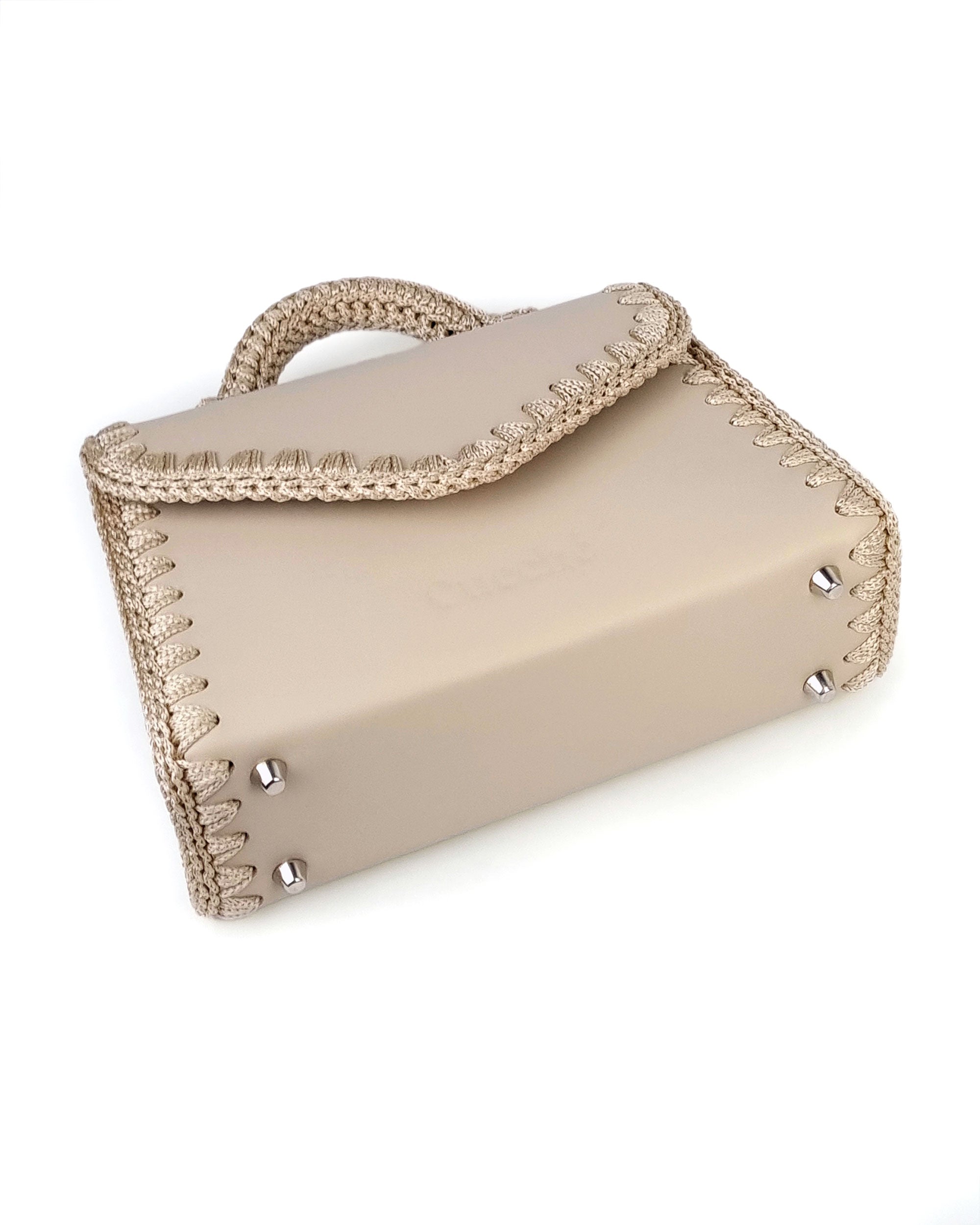 Bolso Satchel Sofia S Beige