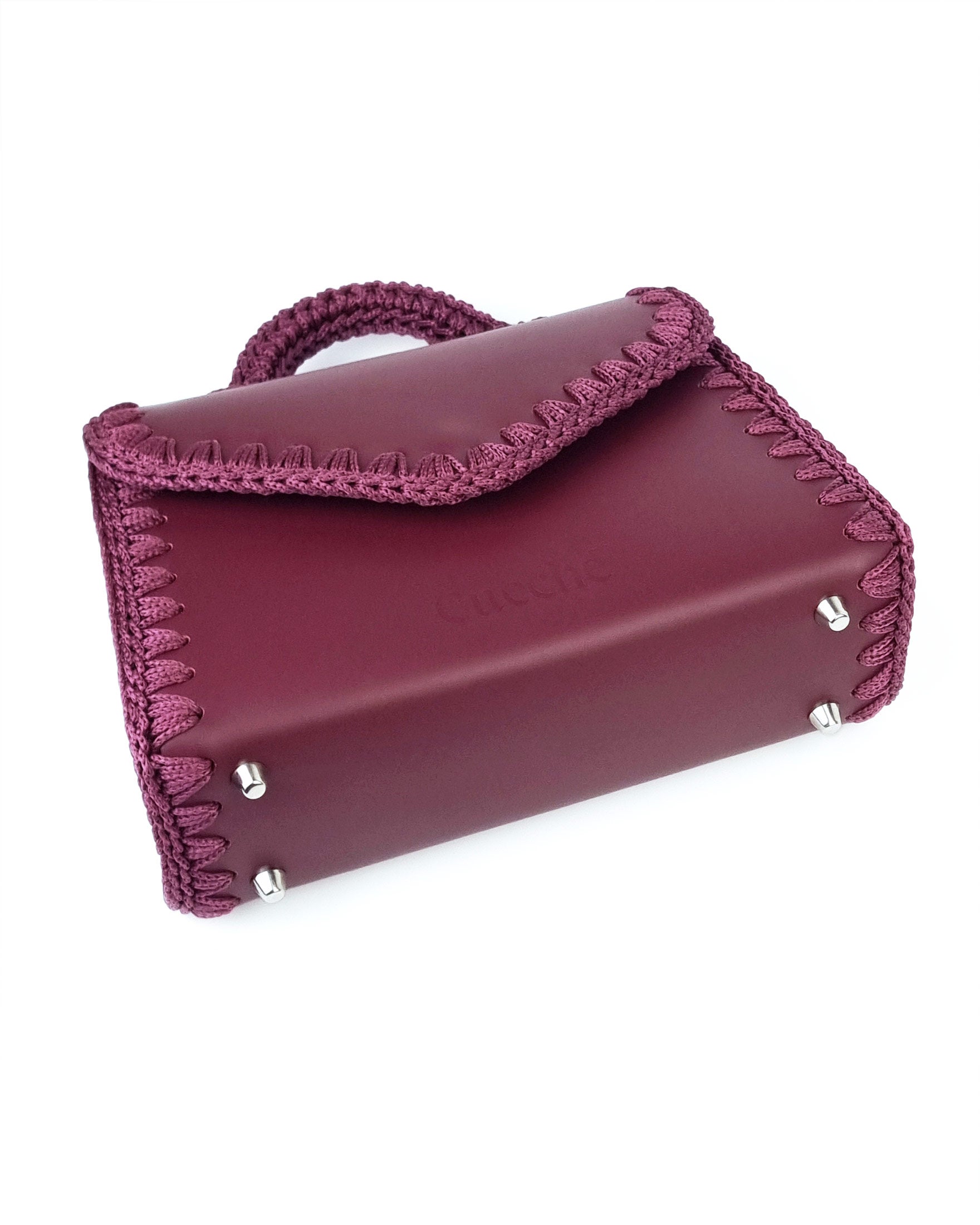 Bolso Satchel Sofia S Burdeos