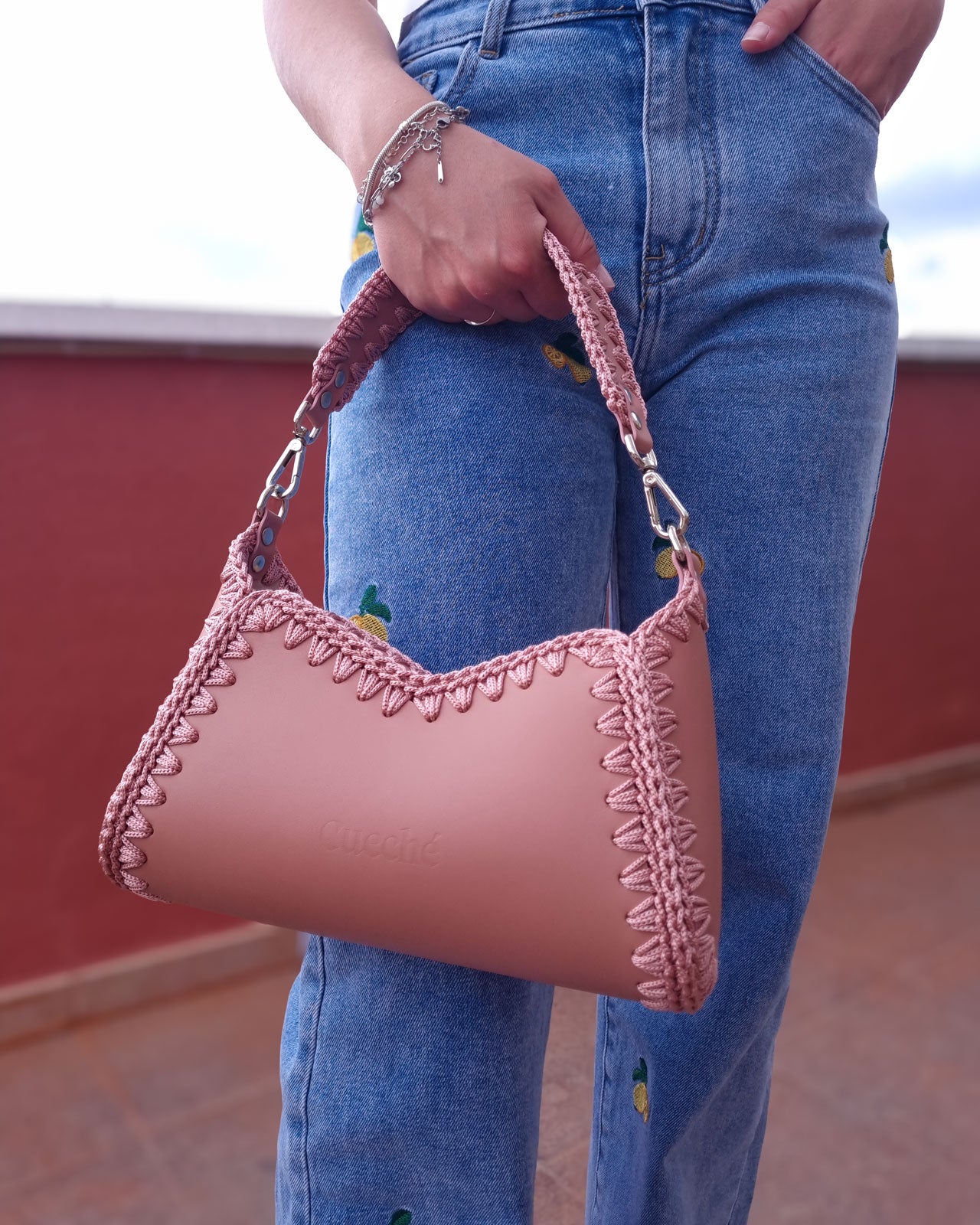 Bolso Hobo Nina S Rosa Nude
