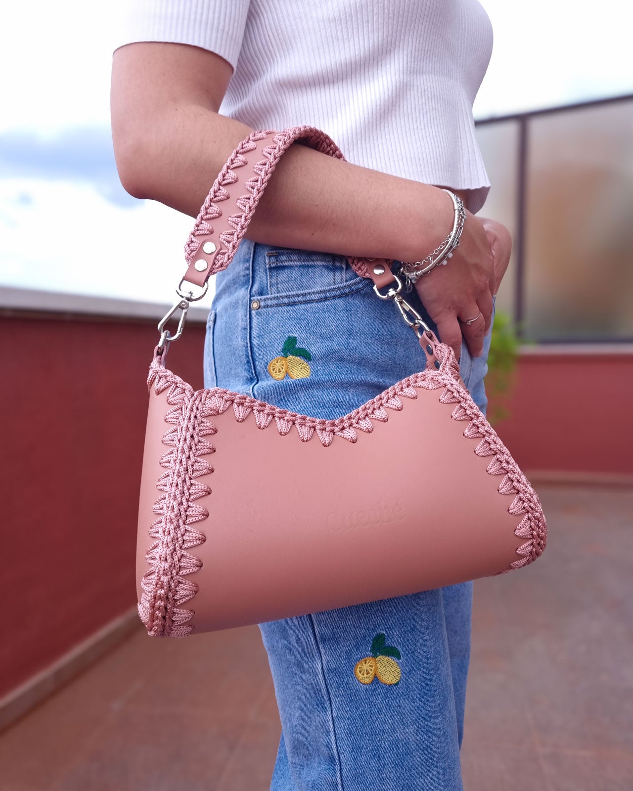 Bolso Hobo Nina S Rosa Nude