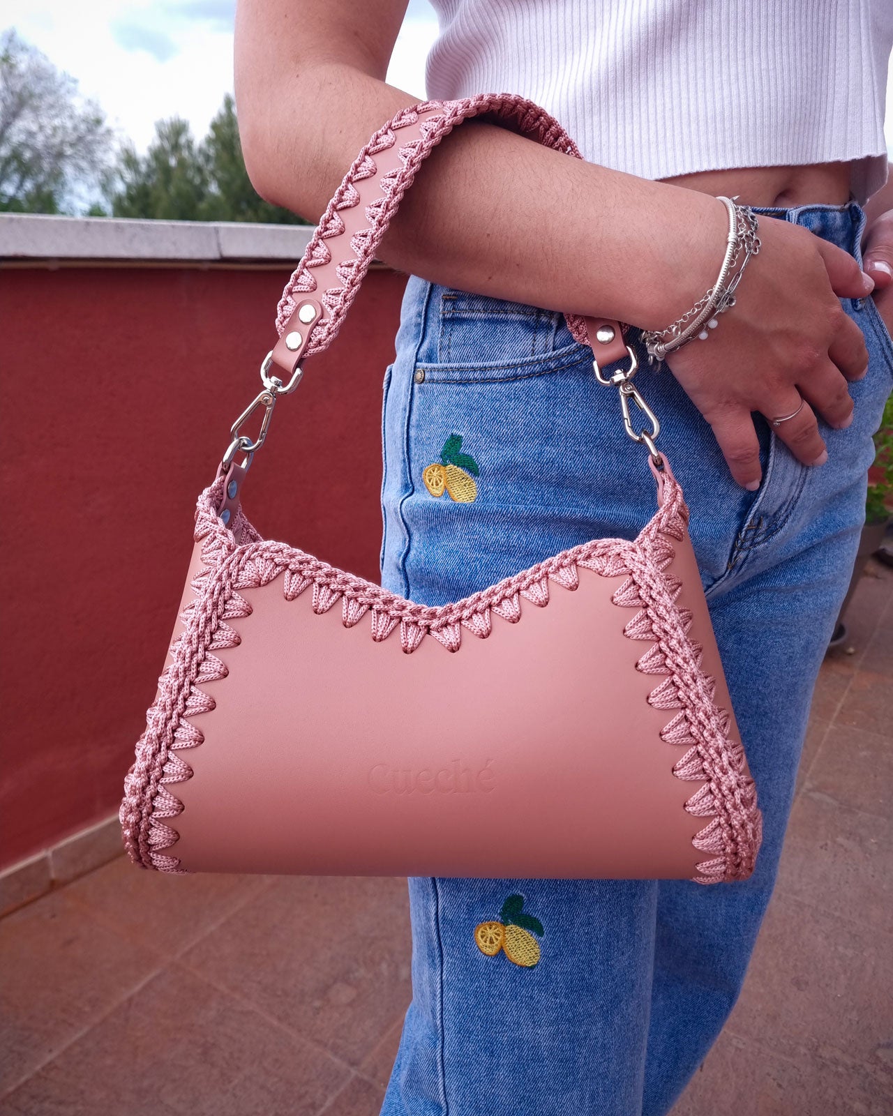 Bolso Hobo Nina S Rosa Nude