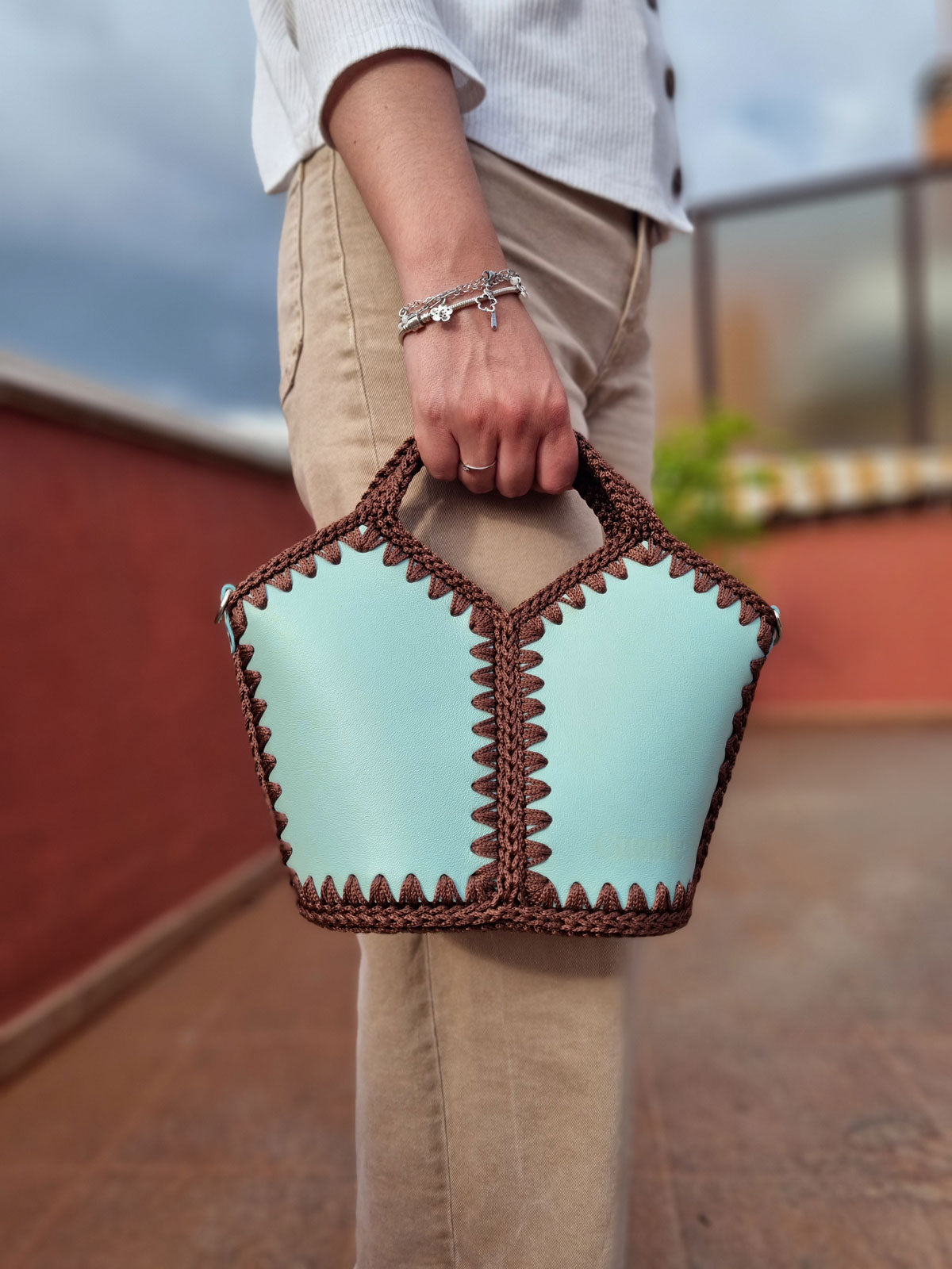 Bolso Capazo Natalia S Aqua