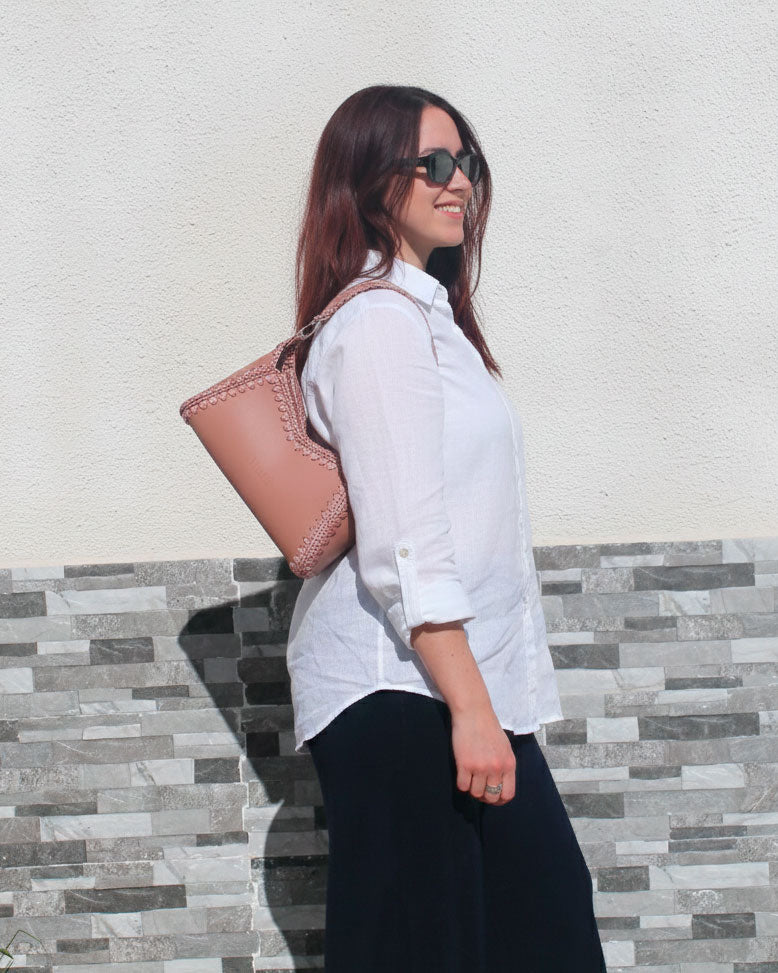 Bolso Hobo Nina M Rosa Nude