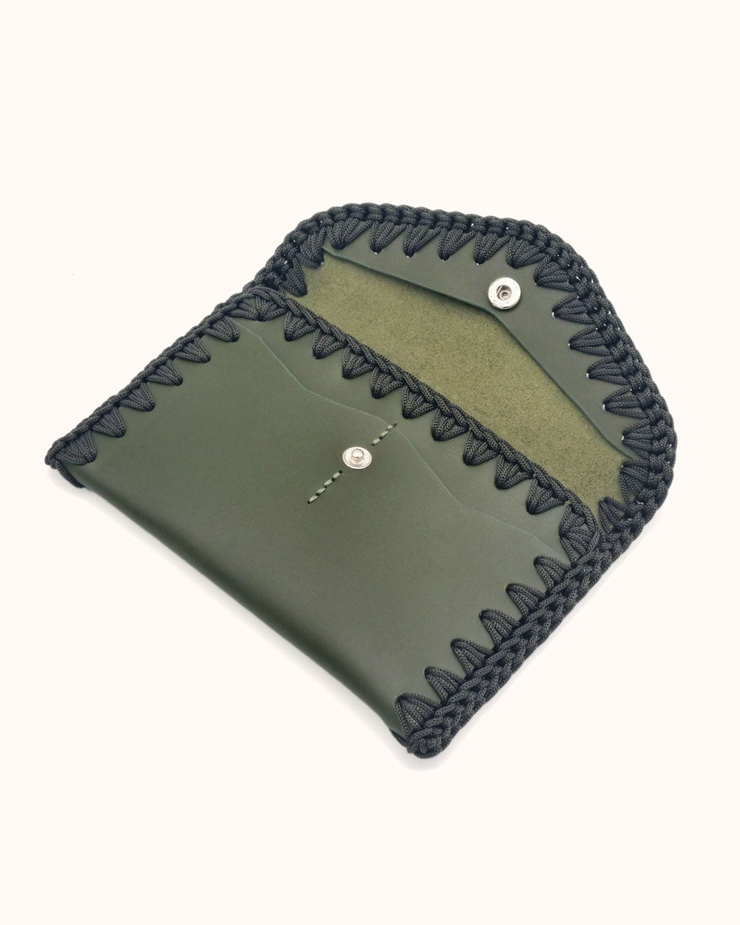 Cartera de Cuero Verde