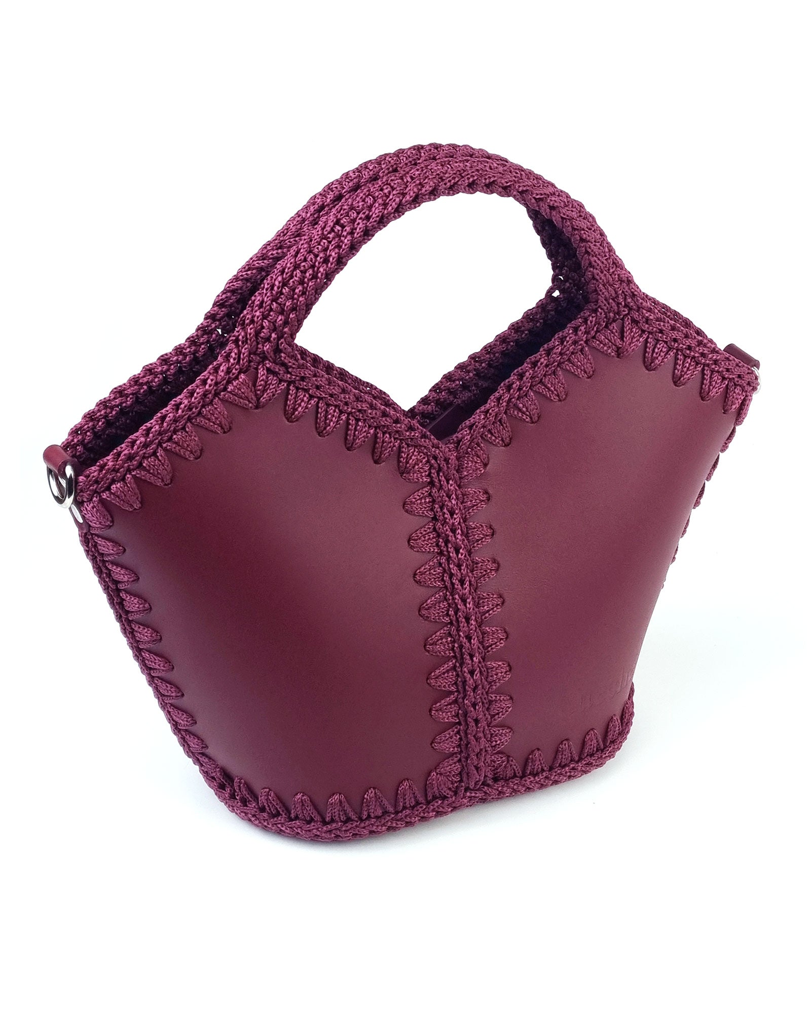 Bolso Capazo Natalia S Burdeos
