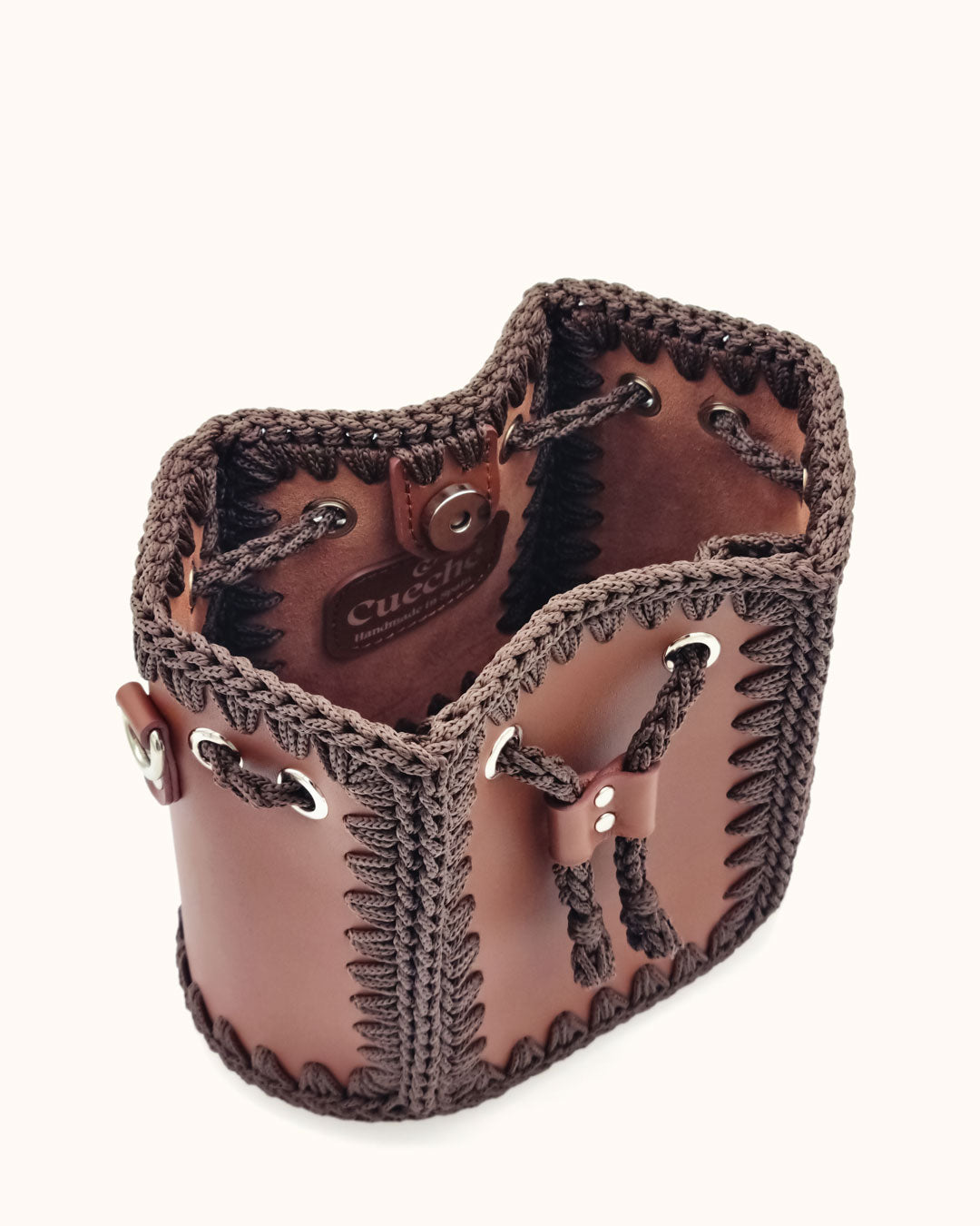 Bolso Bombonera Olga S Marron