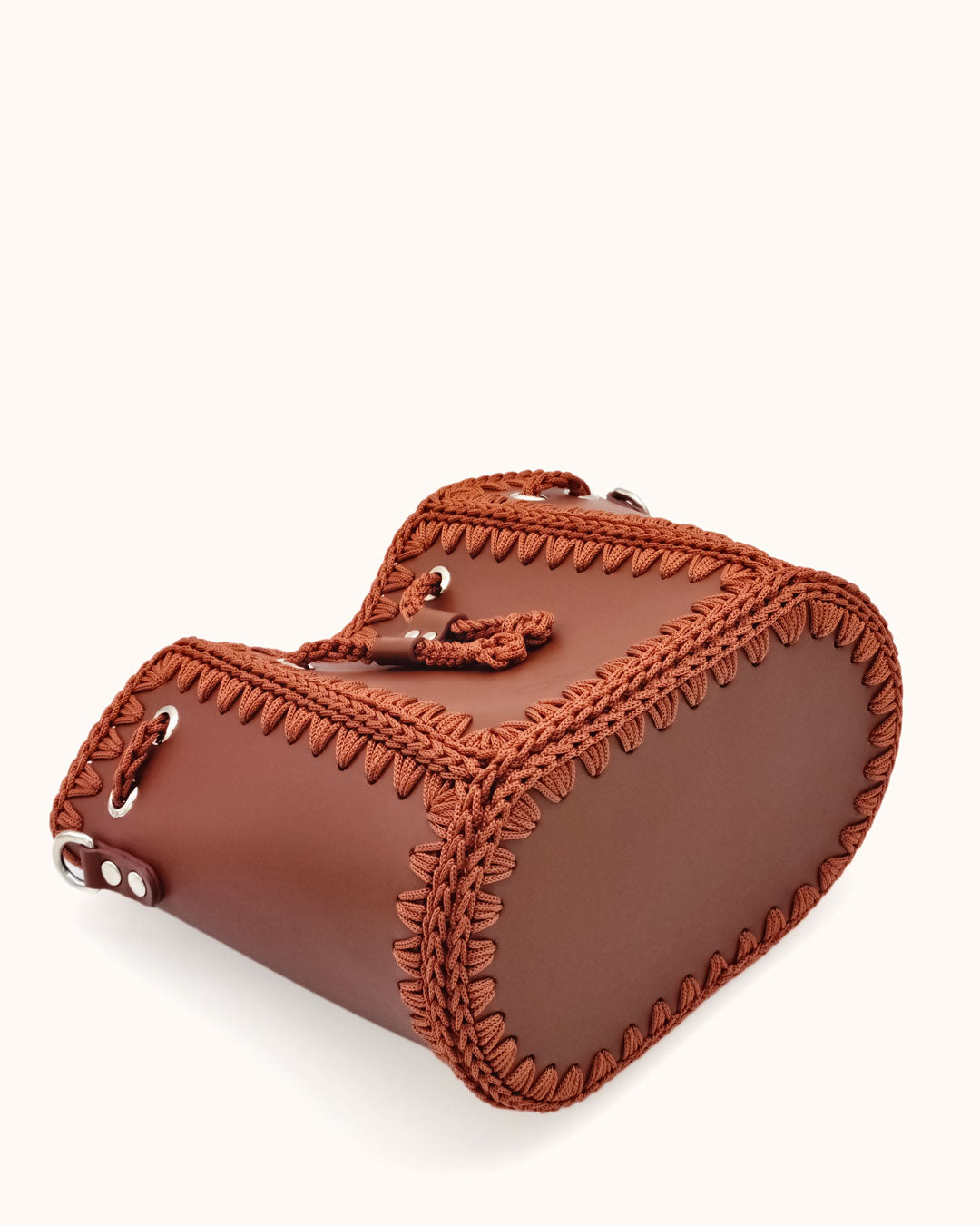 Bolso Bombonera Olga M marrón