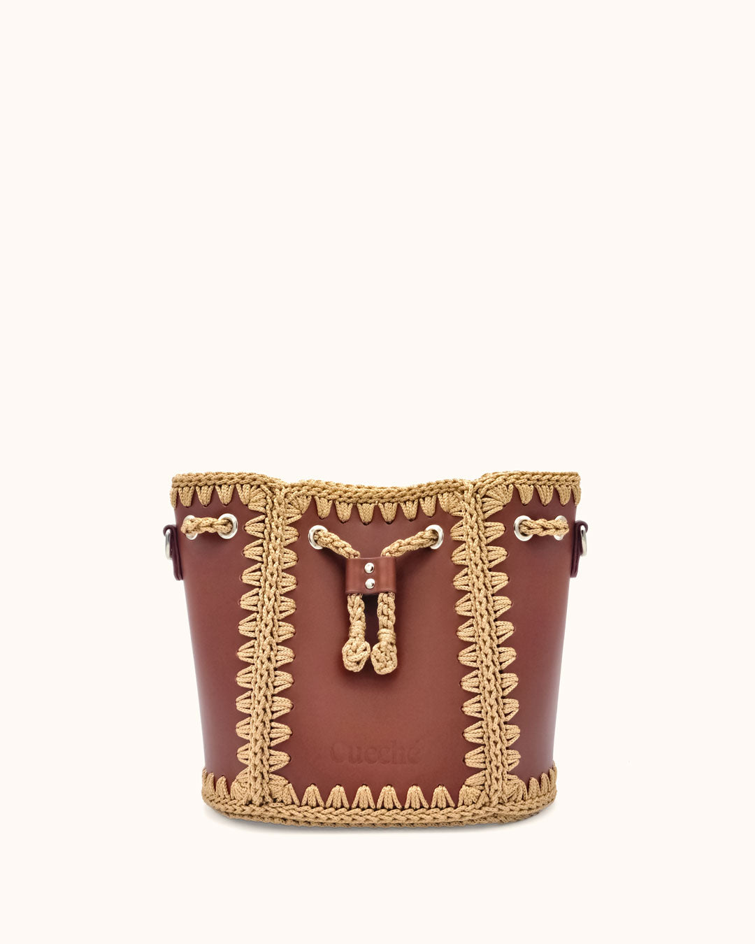 Bolso Bombonera Olga M marrón