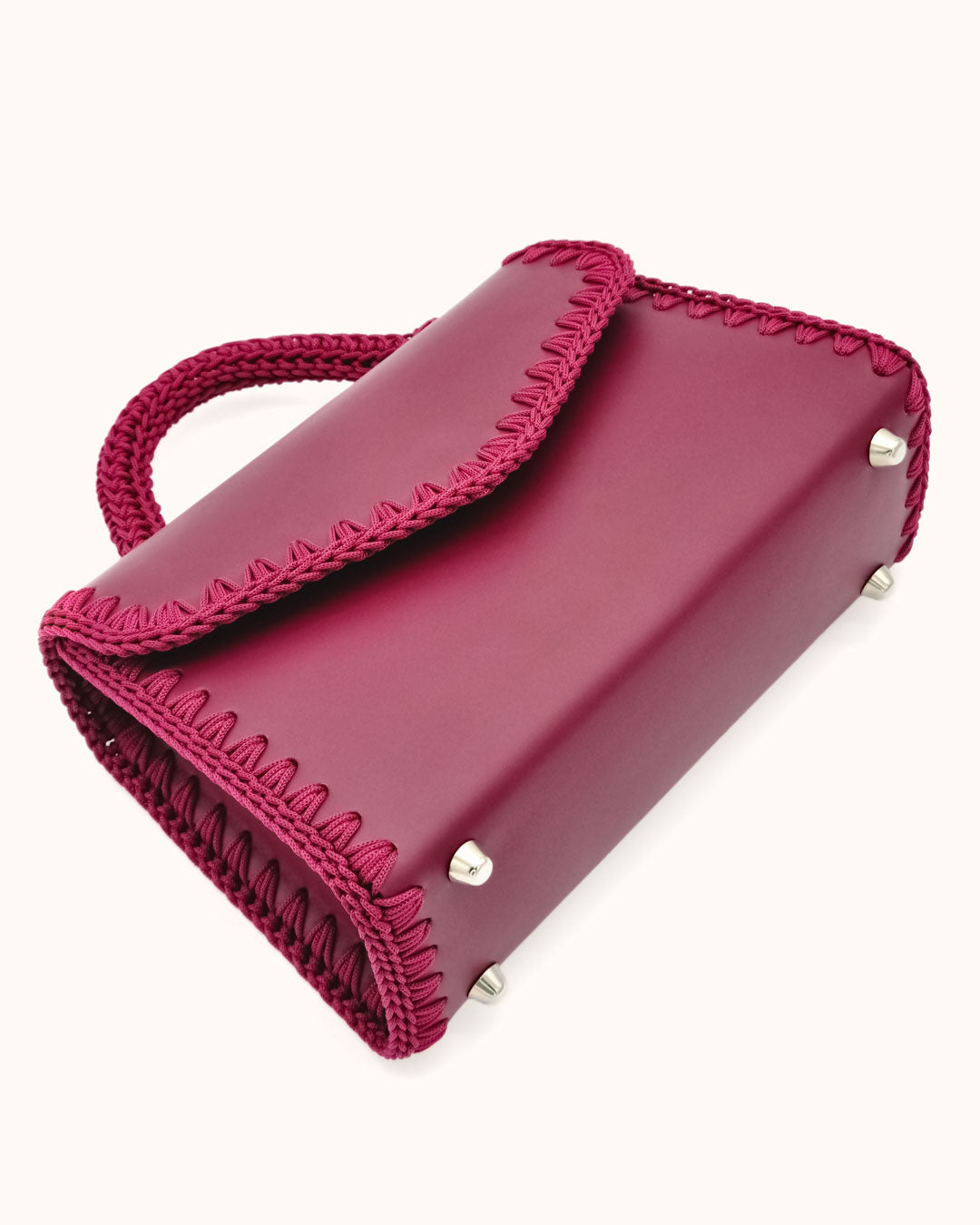 Bolso Satchel Sofia M Burdeos