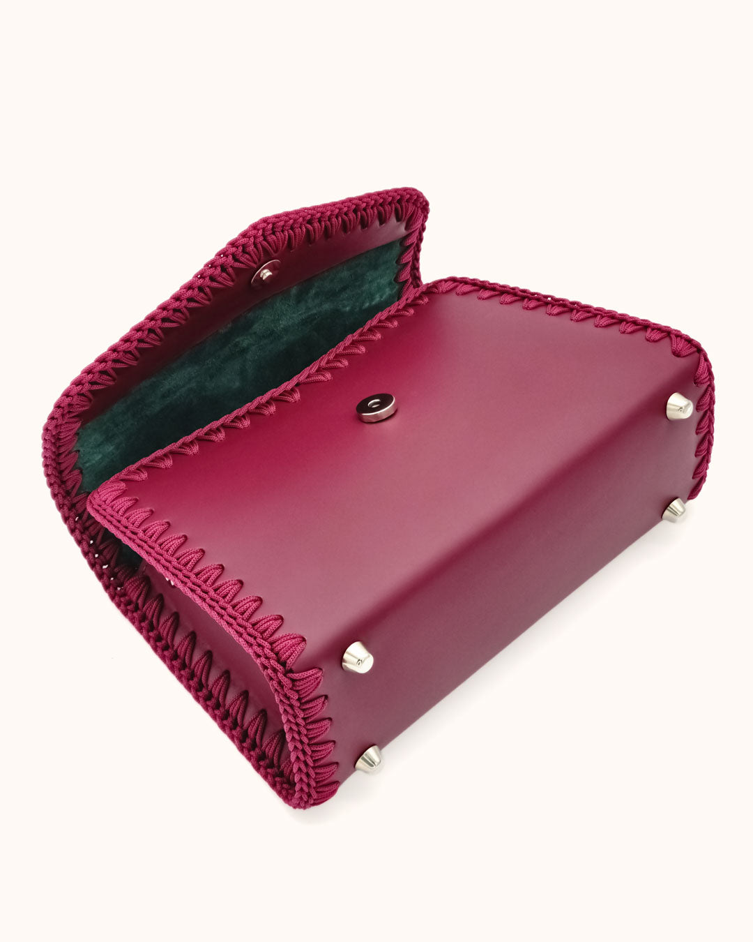 Bolso Satchel Sofia M Burdeos