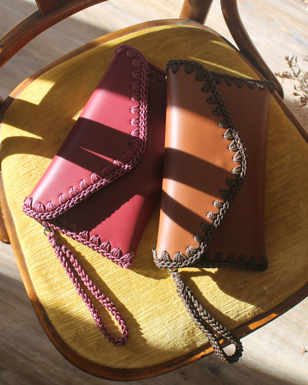 Bolso Clutch Sofia S Marrón