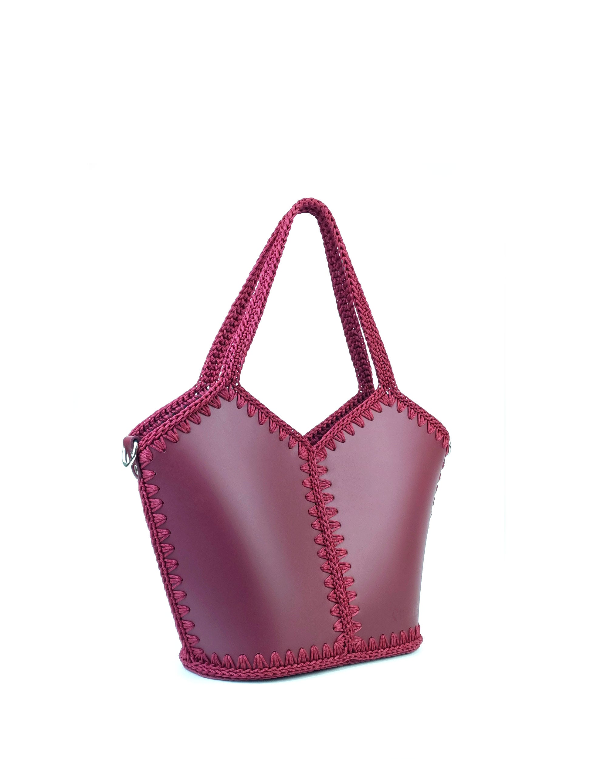 Bolso Capazo Natalia L Burdeos
