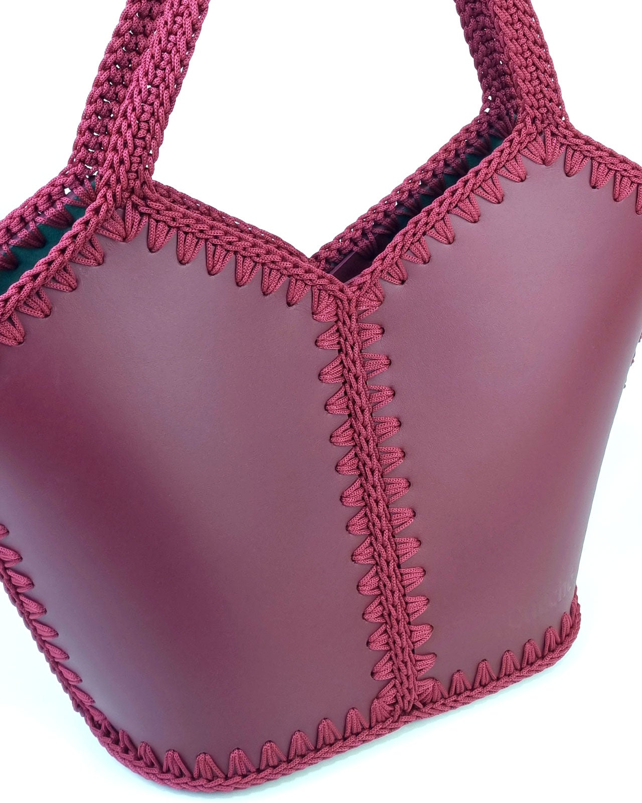 Bolso Capazo Natalia L Burdeos