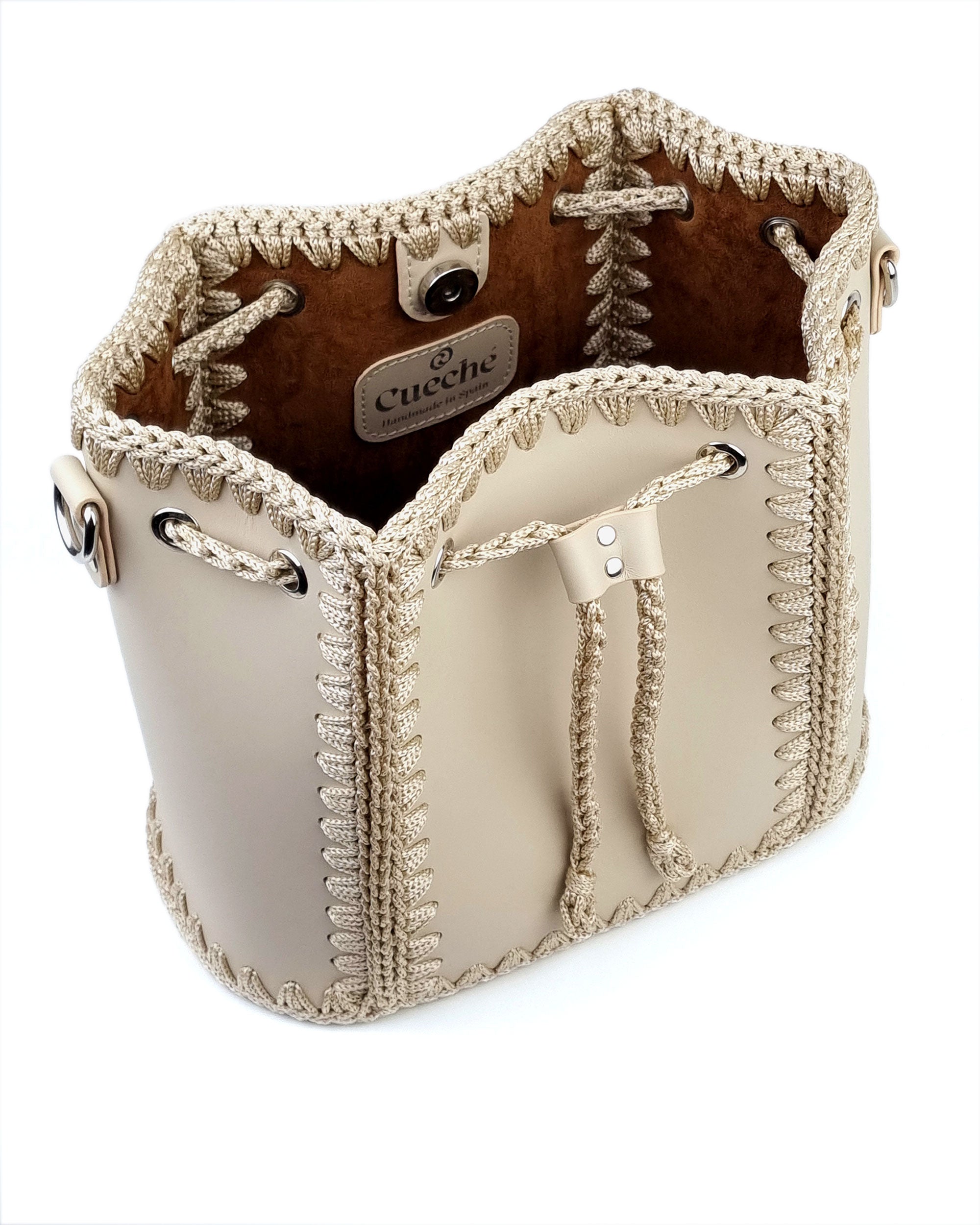 Bolso Bombonera Olga L Beige