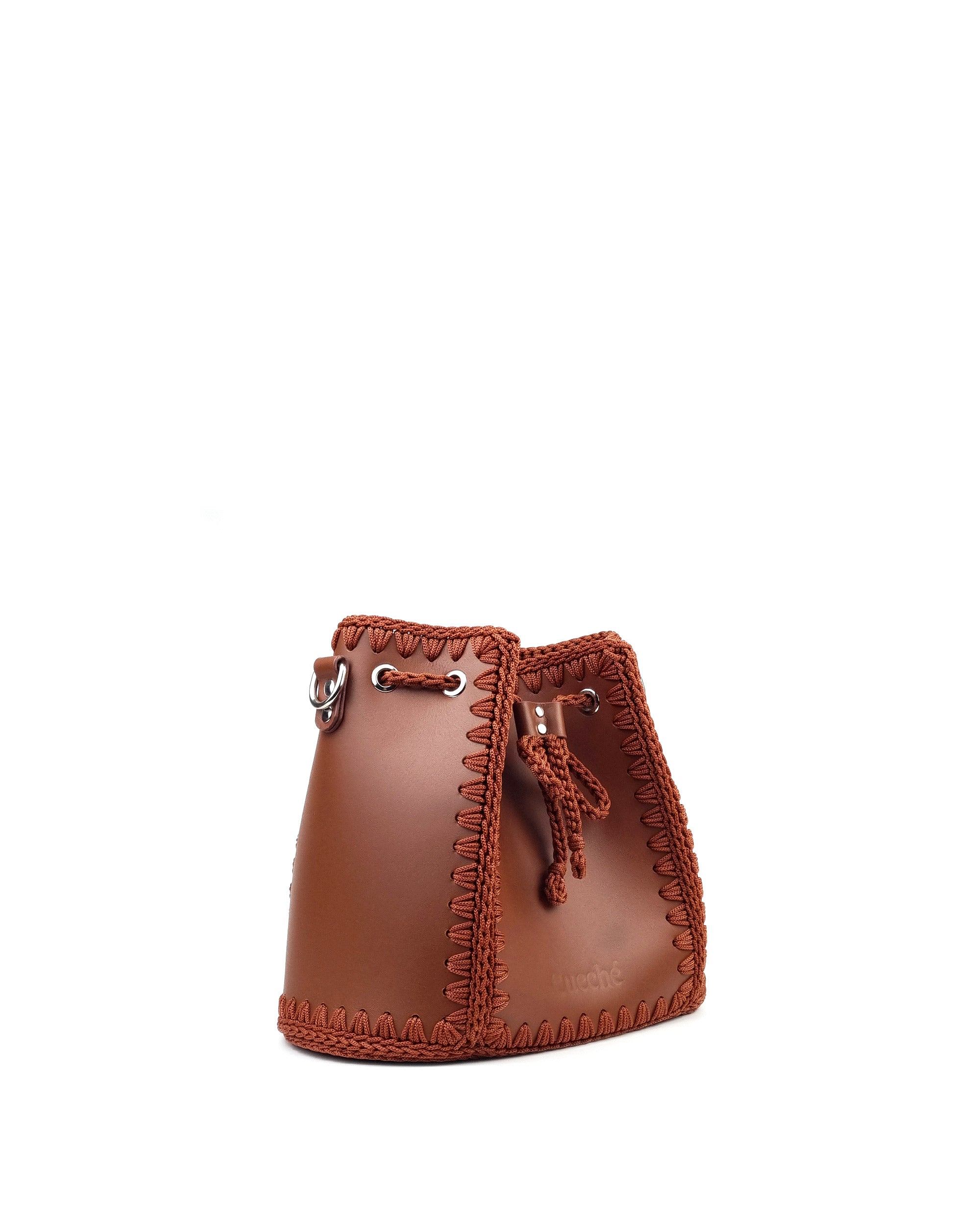 Bolso Bombonera Olga L Marrón