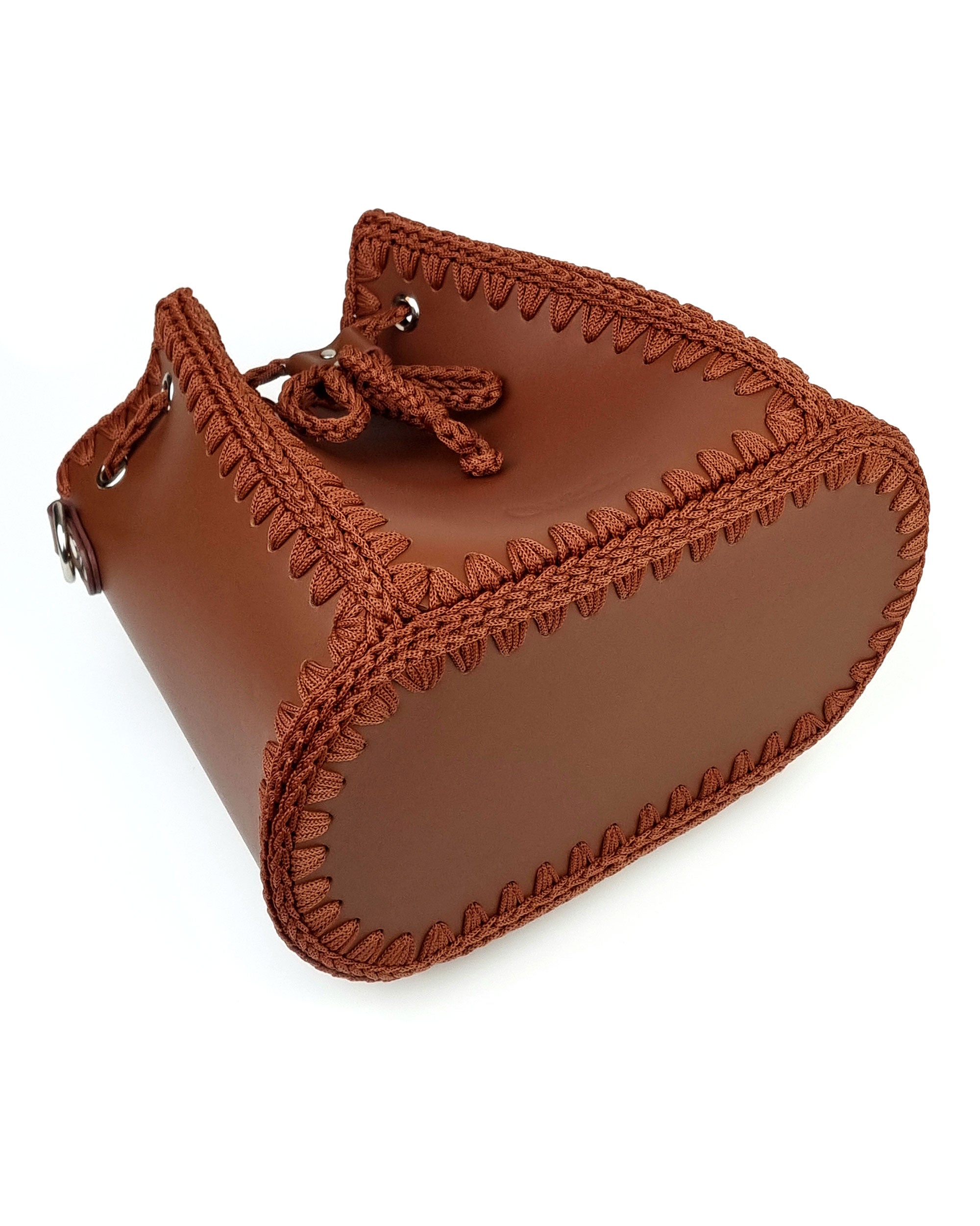 Bolso Bombonera Olga L Marrón