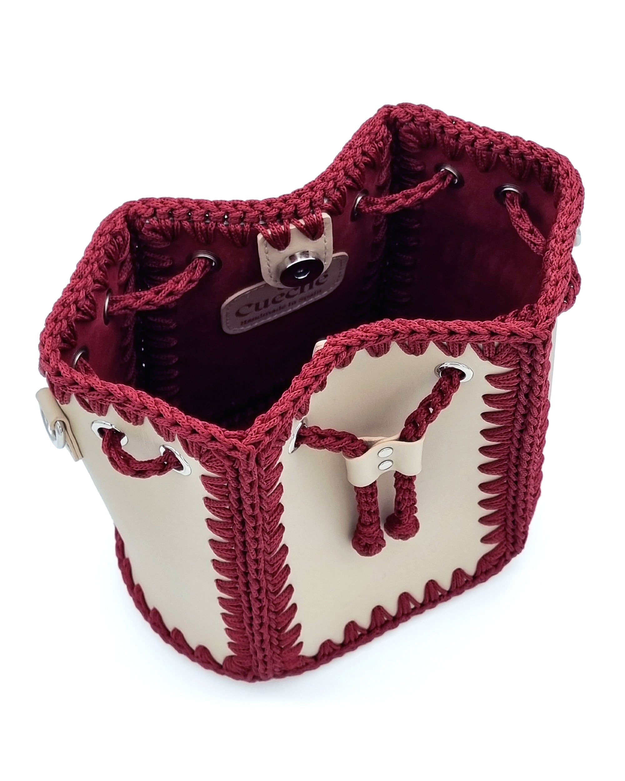 Bolso Bombonera Olga M Beige