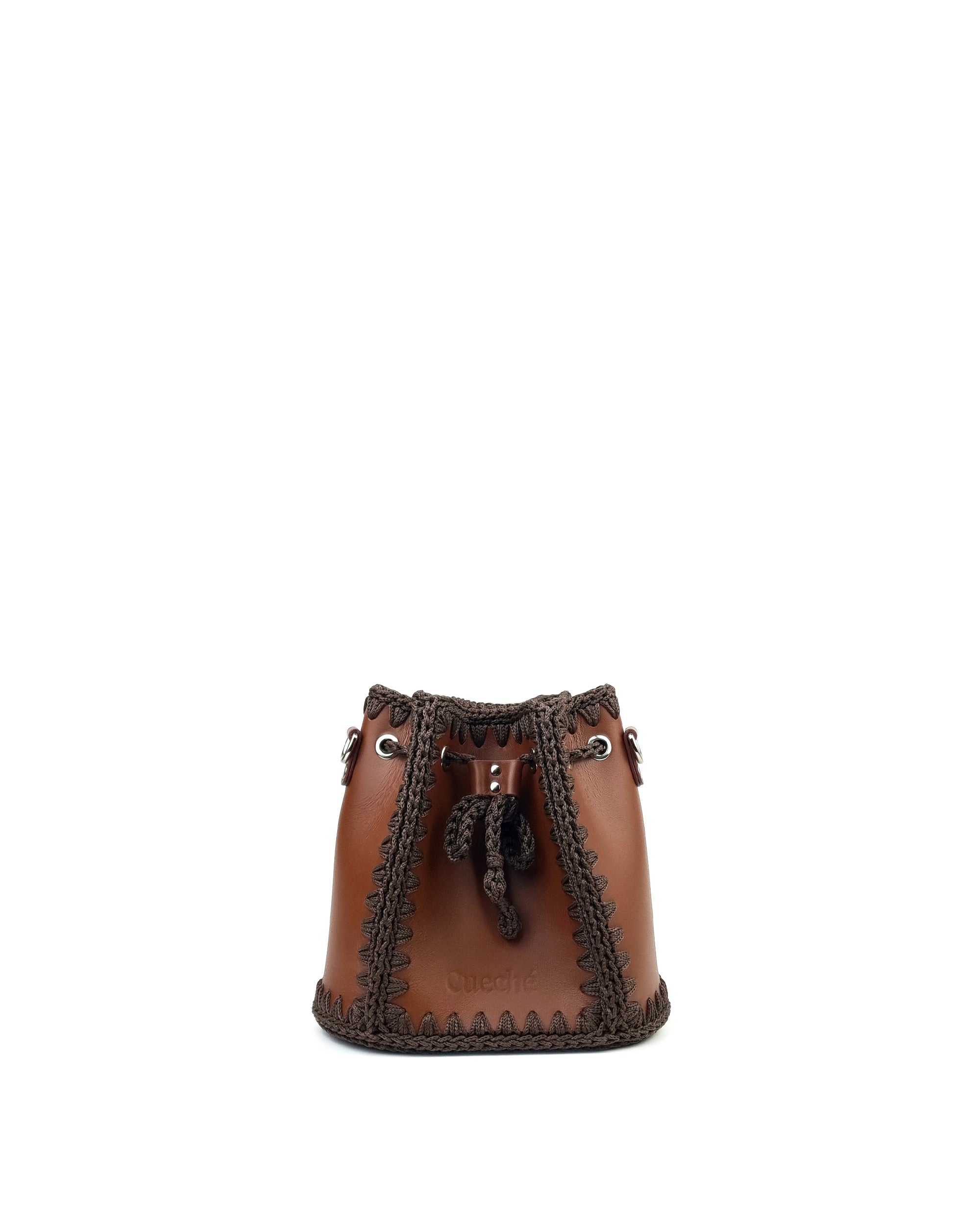 Bolso Bombonera Olga M marrón