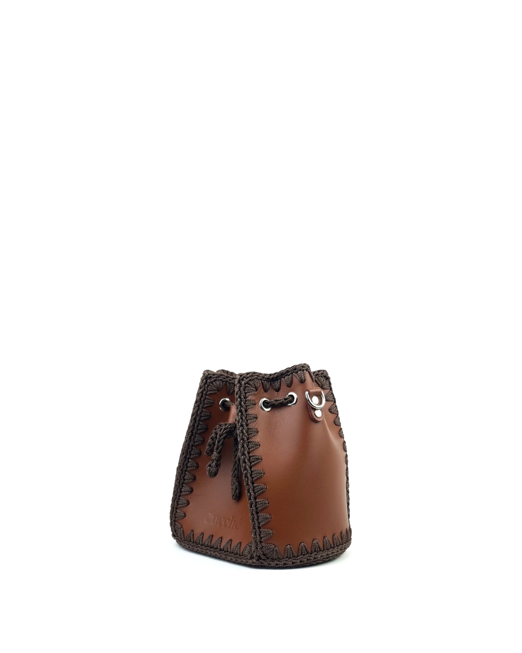 Bolso Bombonera Olga M marrón