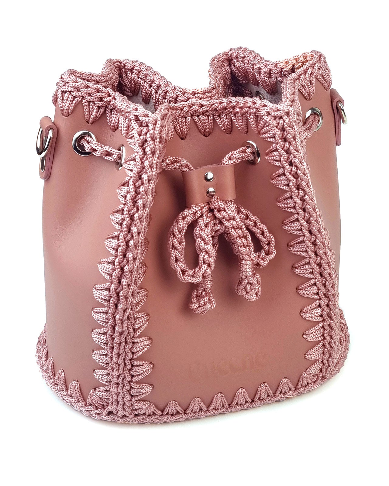 Bolso Bombonera Olga M Rosa Nude