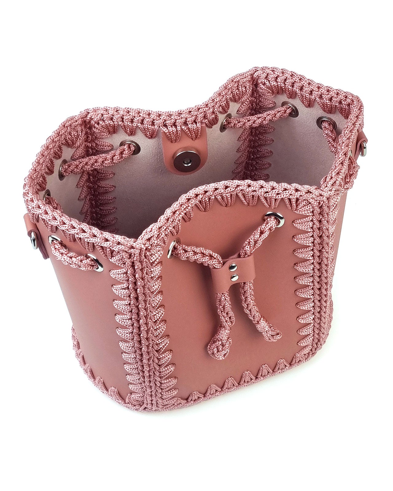 Bolso Bombonera Olga M Rosa Nude