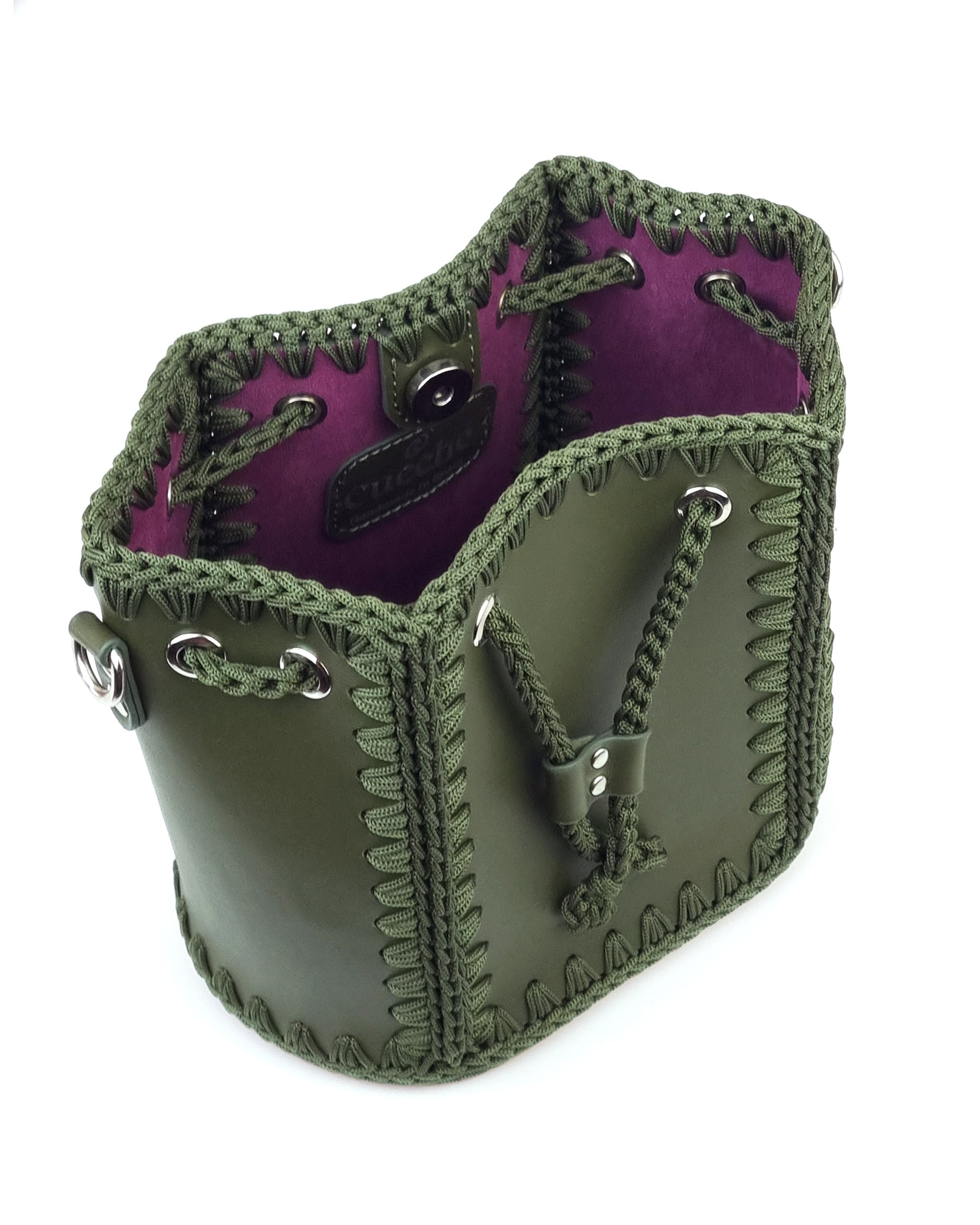 Bolso Bombonera Olga M Verde