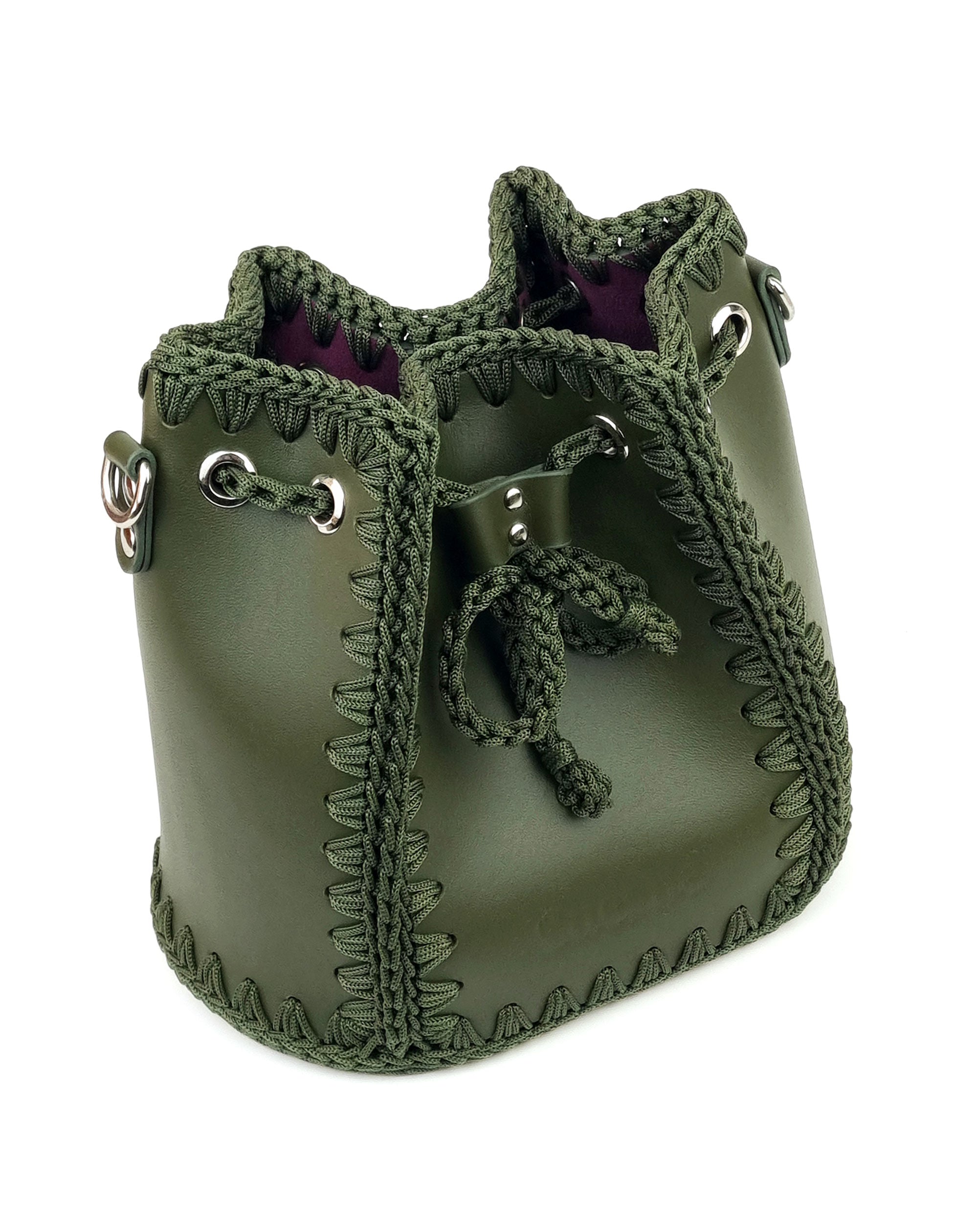 Bolso Bombonera Olga M Verde