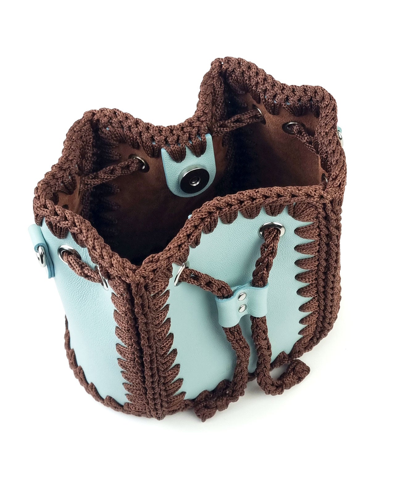 Bolso Bombonera Olga S Aqua