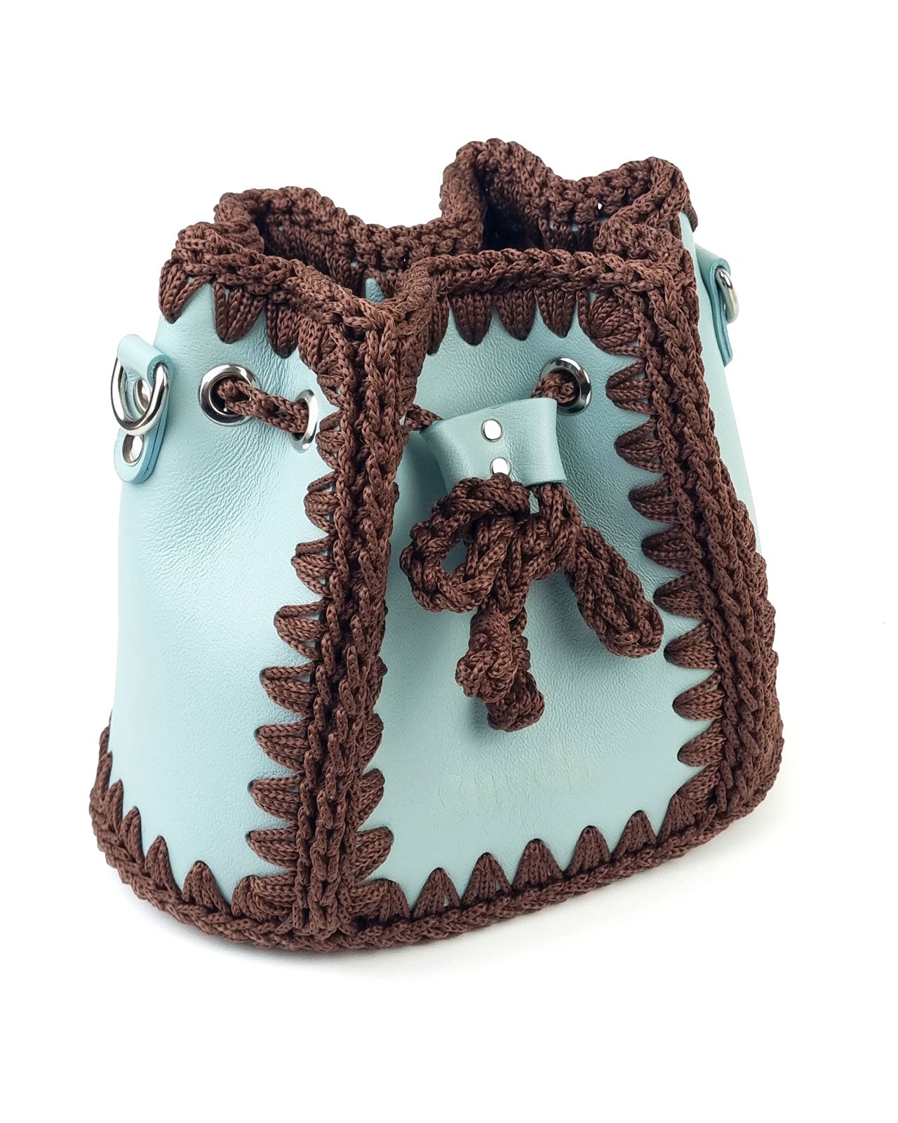 Bolso Bombonera Olga S Aqua