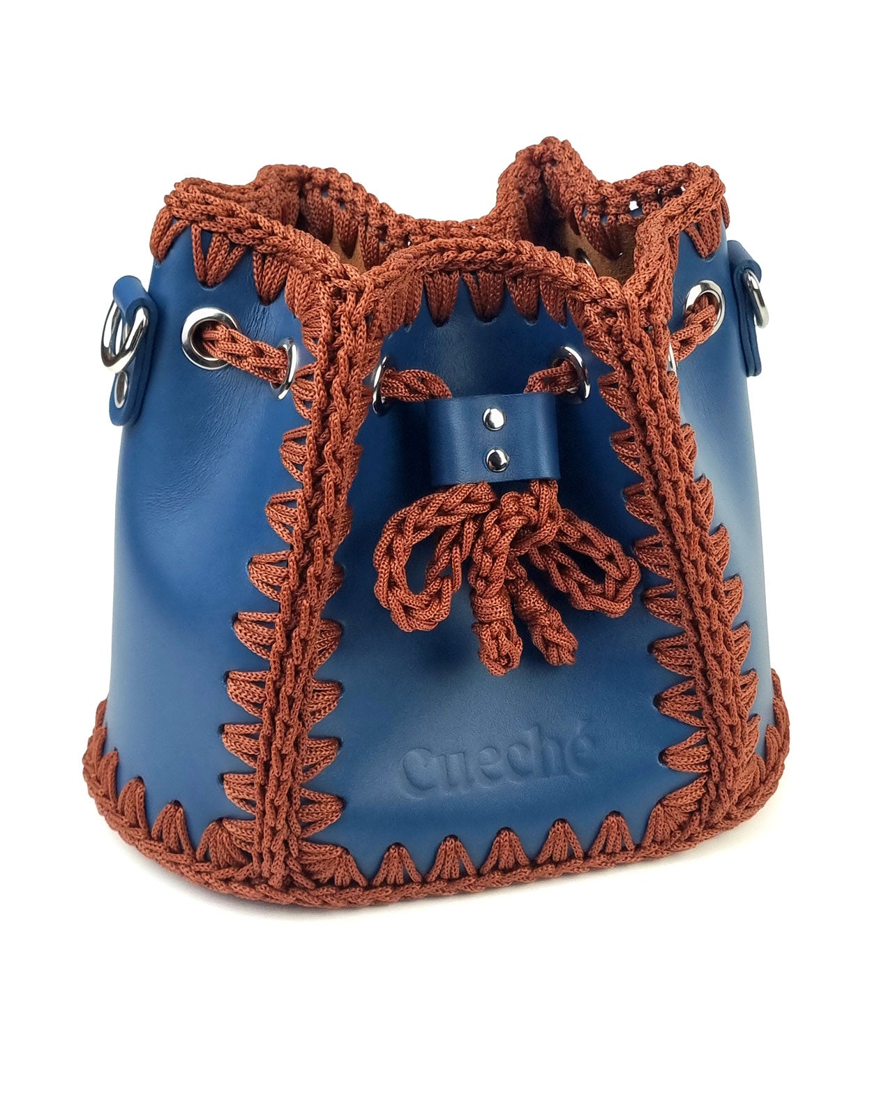 Bolso Bombonera Olga S Azul