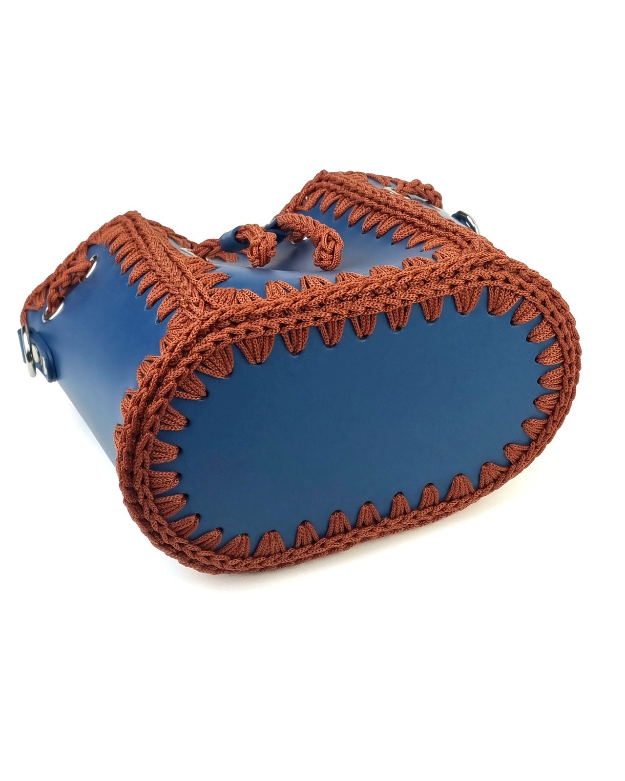 Bolso Bombonera Olga S Azul